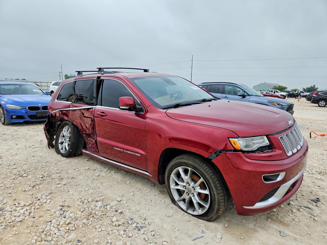 2015 Jeep Grand Cherokee Summit Red vin: 1C4RJFJG7FC785661
