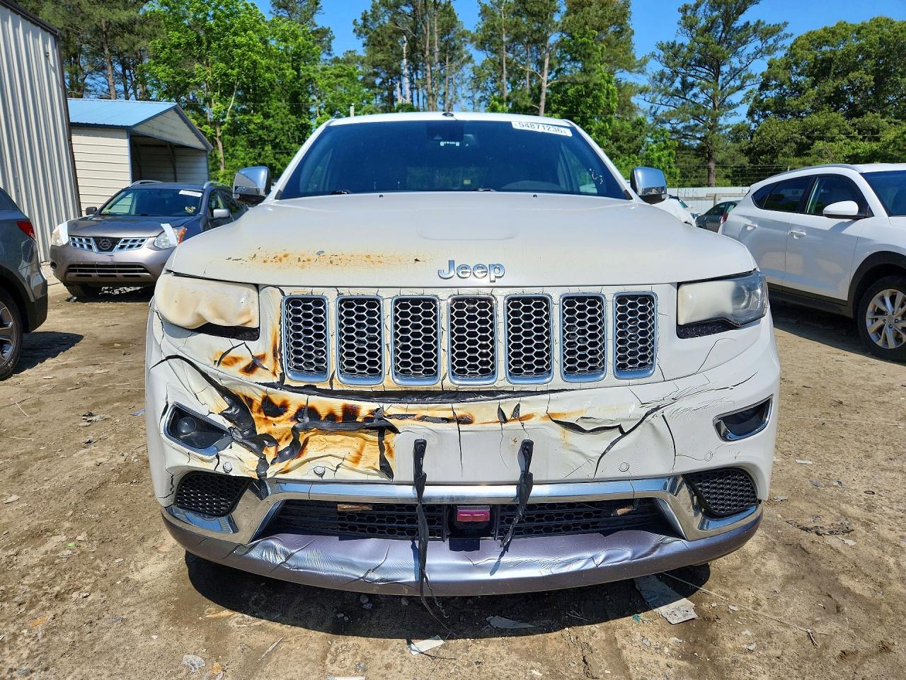 2014 Jeep Grand Cherokee Summit Белый vin: 1C4RJFJG8EC275916