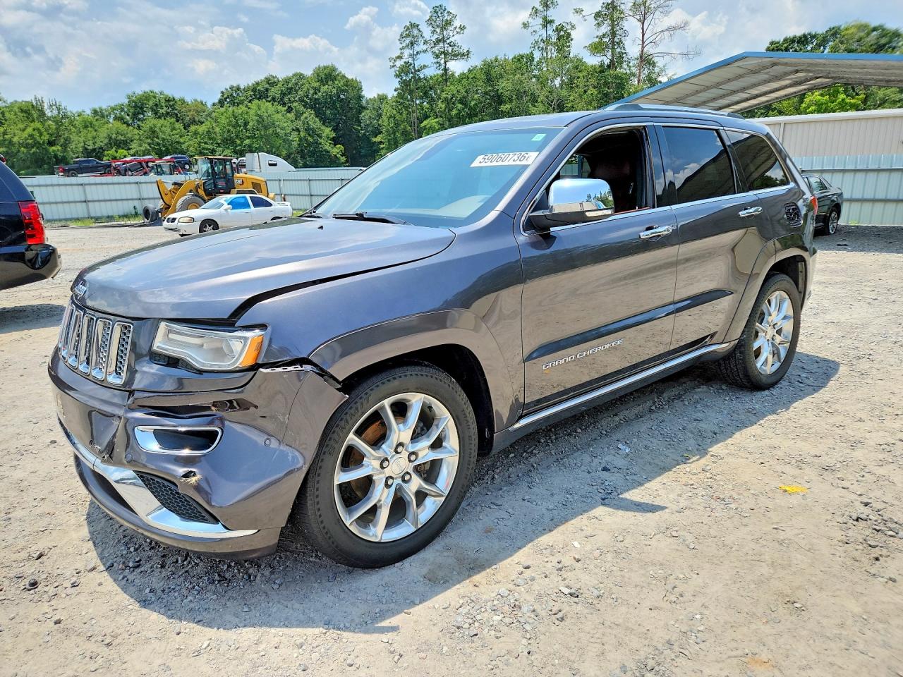 2015 Jeep Grand Cherokee Summi Gray vin: 1C4RJFJG8FC741894