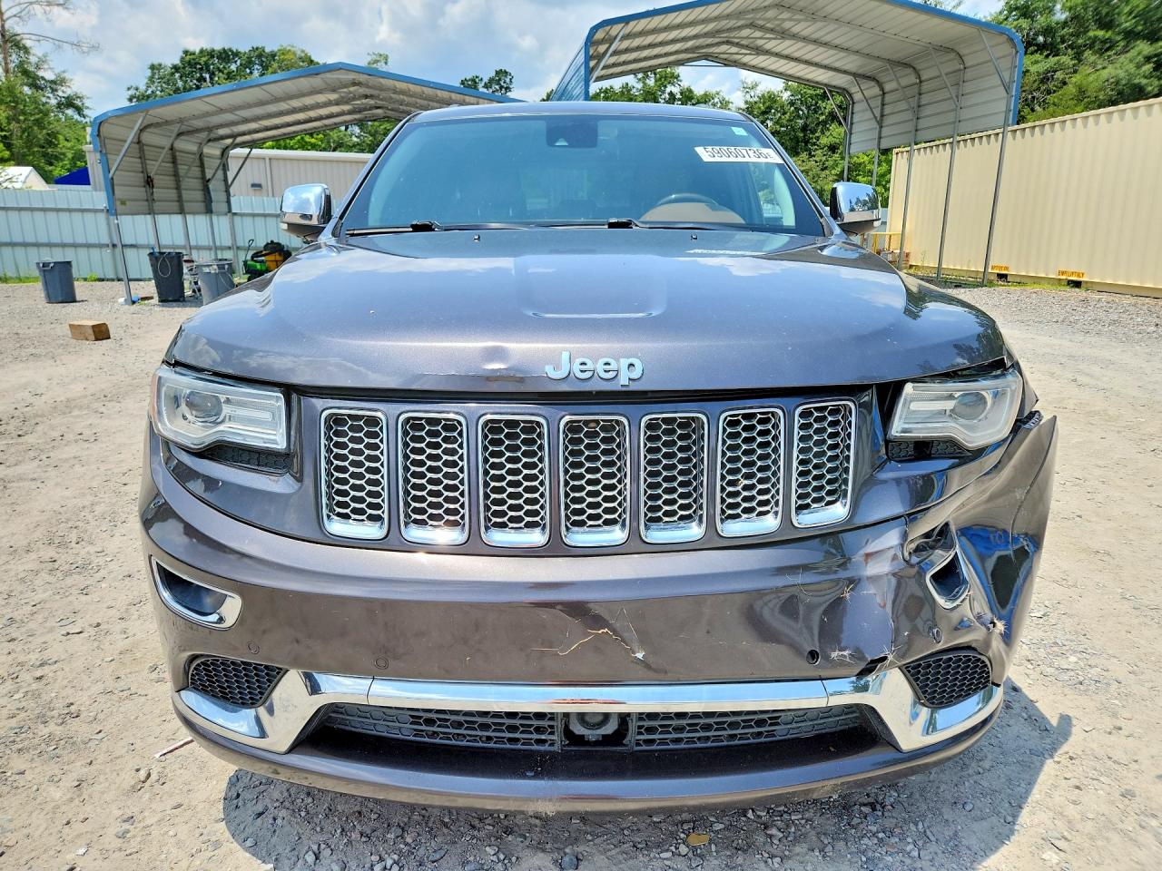 2015 Jeep Grand Cherokee Summi Gray vin: 1C4RJFJG8FC741894
