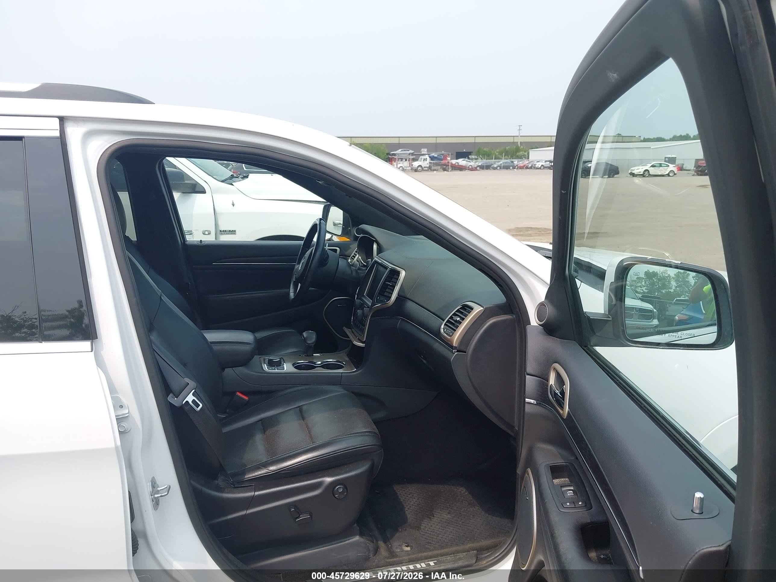 2015 Jeep Grand Cherokee Summit White vin: 1C4RJFJG8FC879001