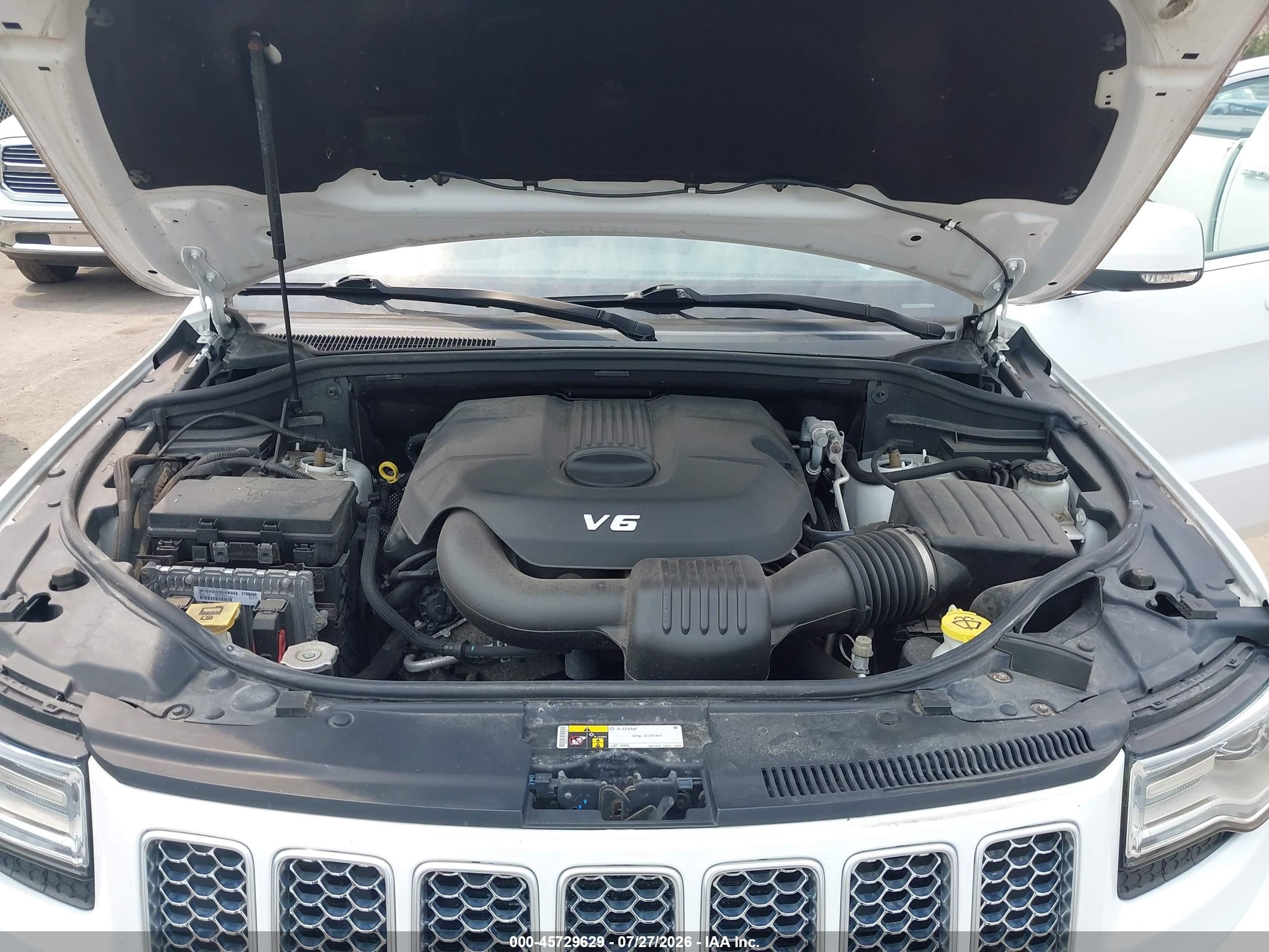2015 Jeep Grand Cherokee Summit White vin: 1C4RJFJG8FC879001
