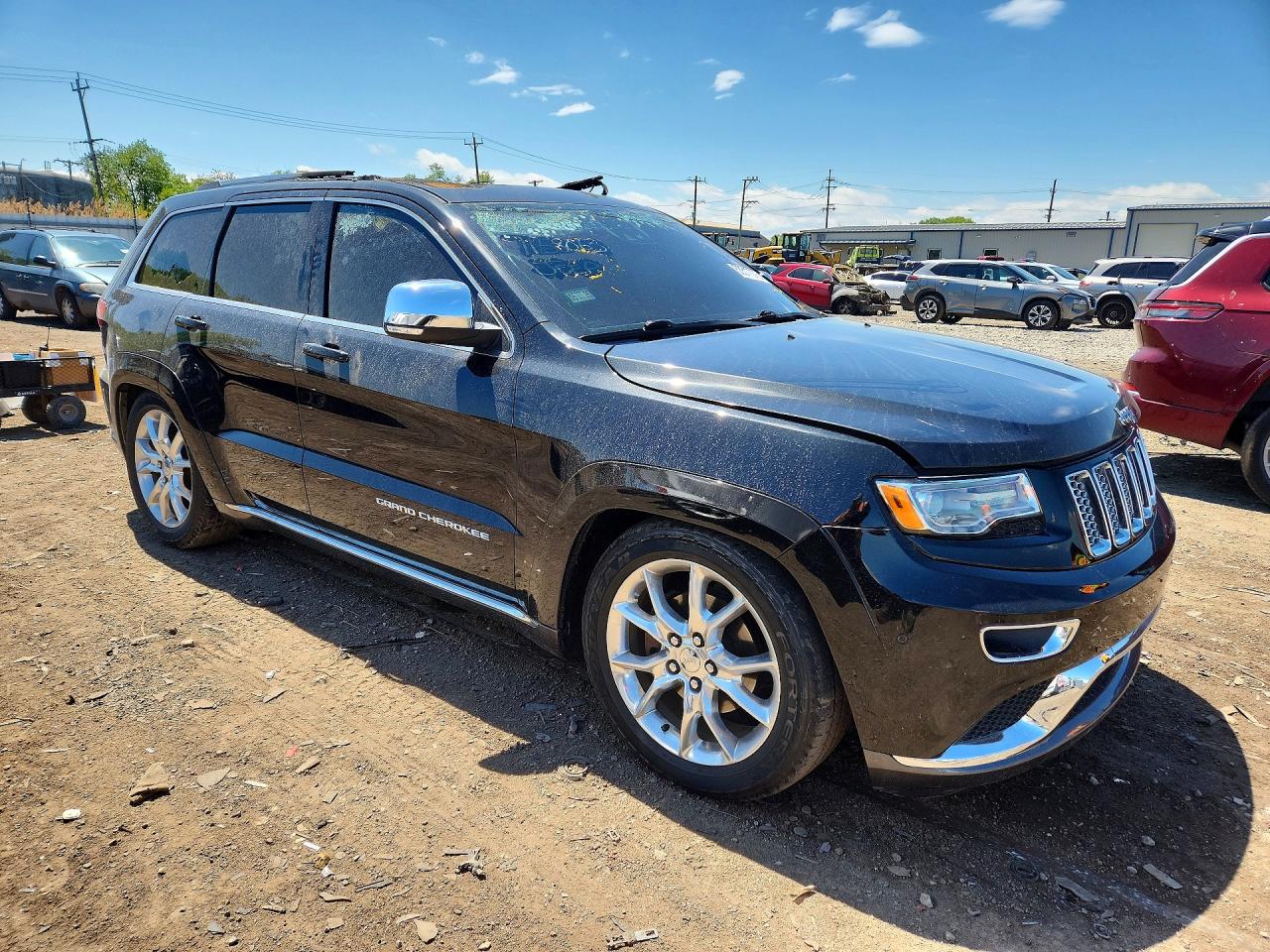 2015 Jeep Grand Cherokee Summit Черный vin: 1C4RJFJG8FC891682