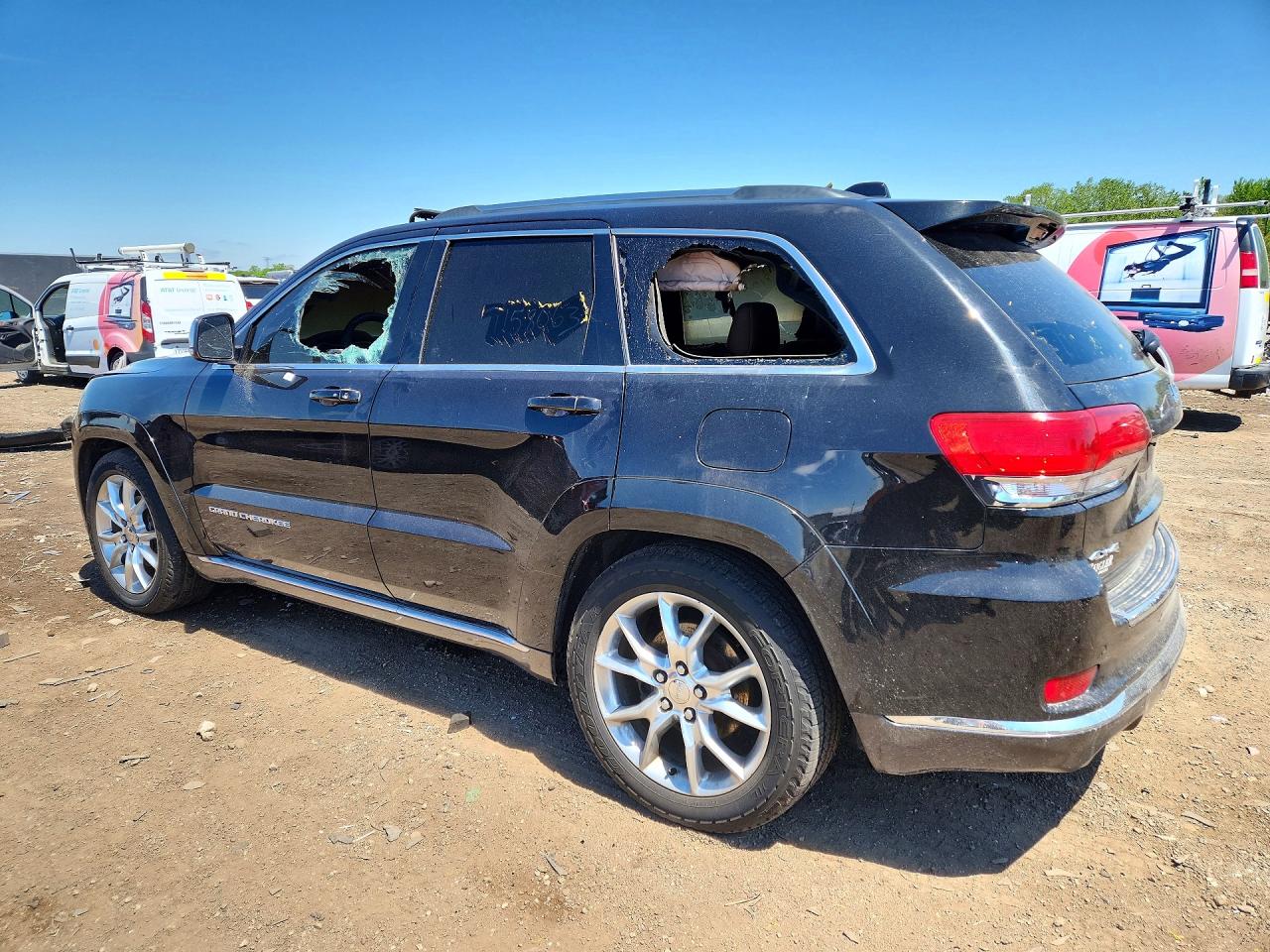 2015 Jeep Grand Cherokee Summit Черный vin: 1C4RJFJG8FC891682
