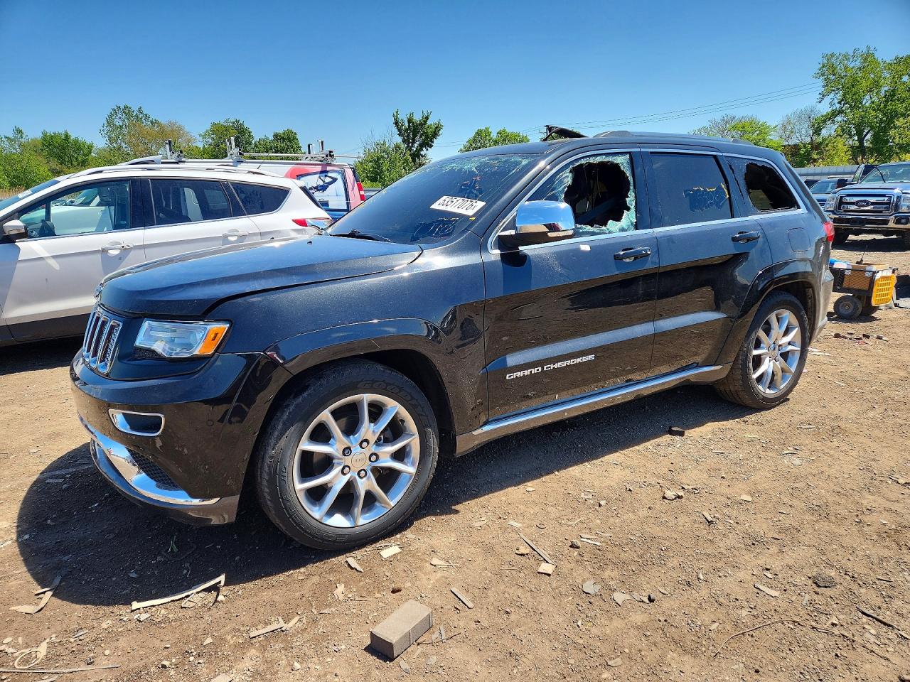 2015 Jeep Grand Cherokee Summit Черный vin: 1C4RJFJG8FC891682