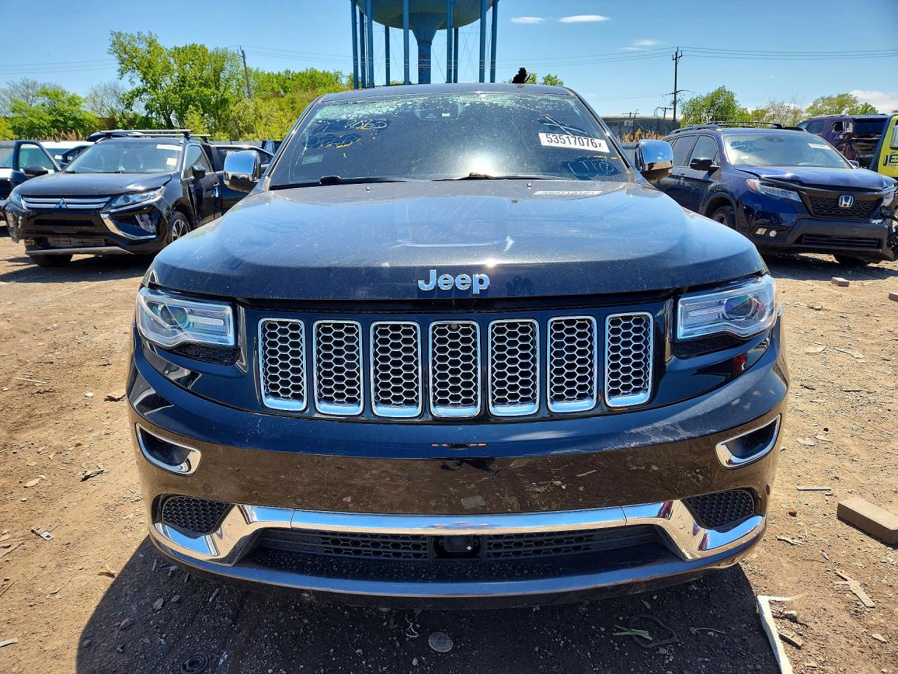2015 Jeep Grand Cherokee Summit Черный vin: 1C4RJFJG8FC891682