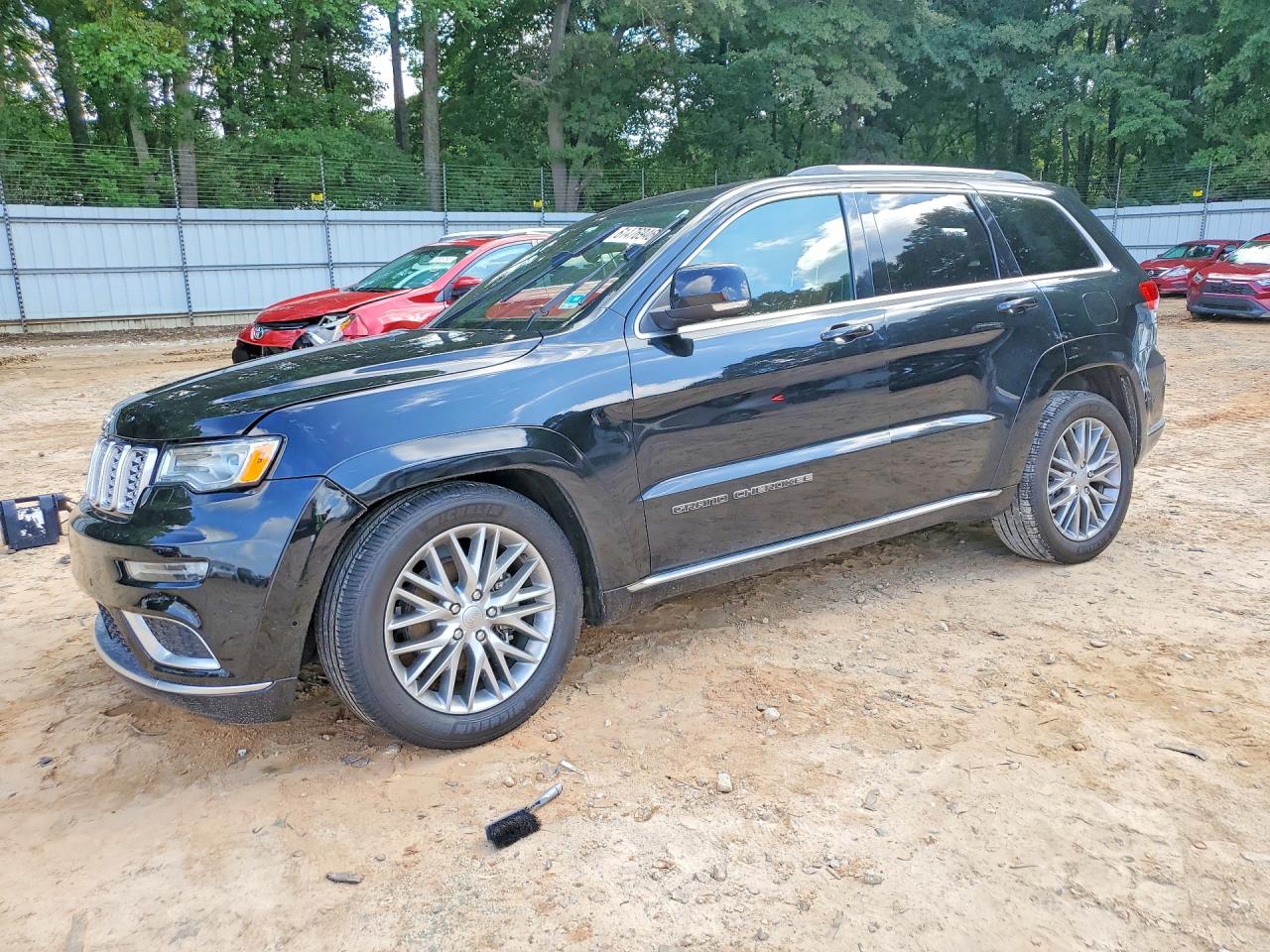 2018 Jeep Grand Cherokee Summit Черный vin: 1C4RJFJG8JC223342