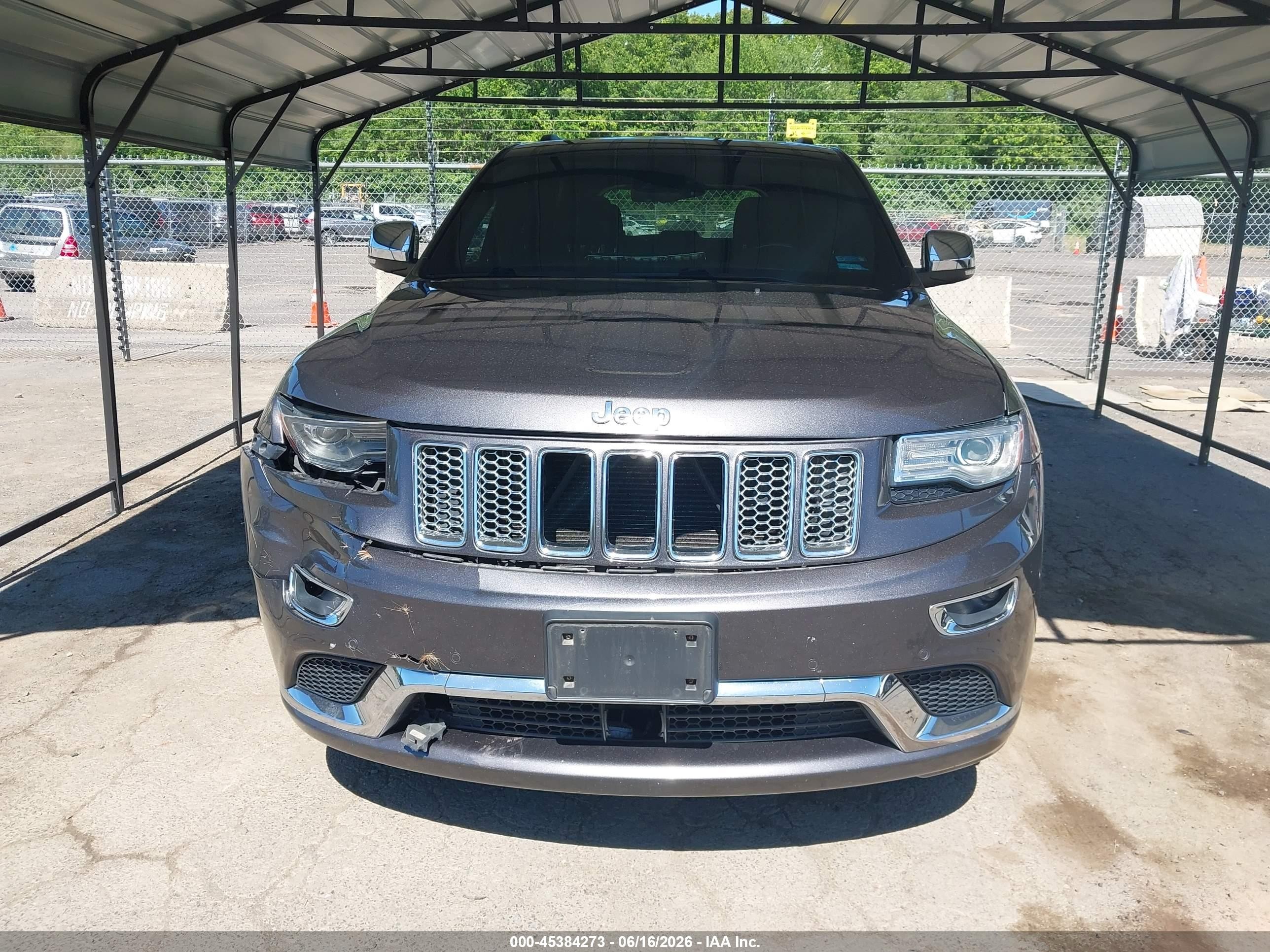 2014 Jeep Grand Cherokee Summit Gray vin: 1C4RJFJG9EC404794