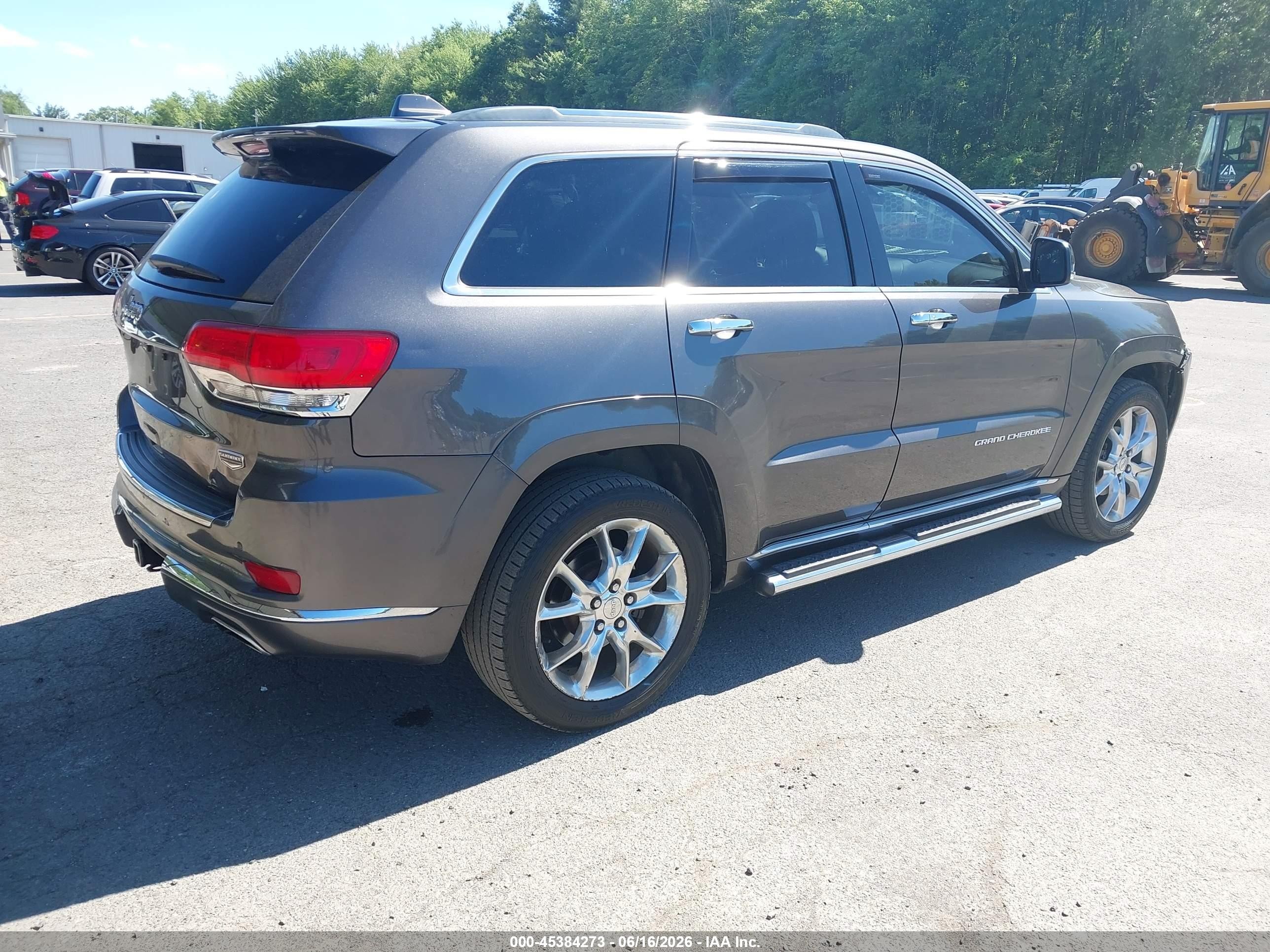 2014 Jeep Grand Cherokee Summit Gray vin: 1C4RJFJG9EC404794