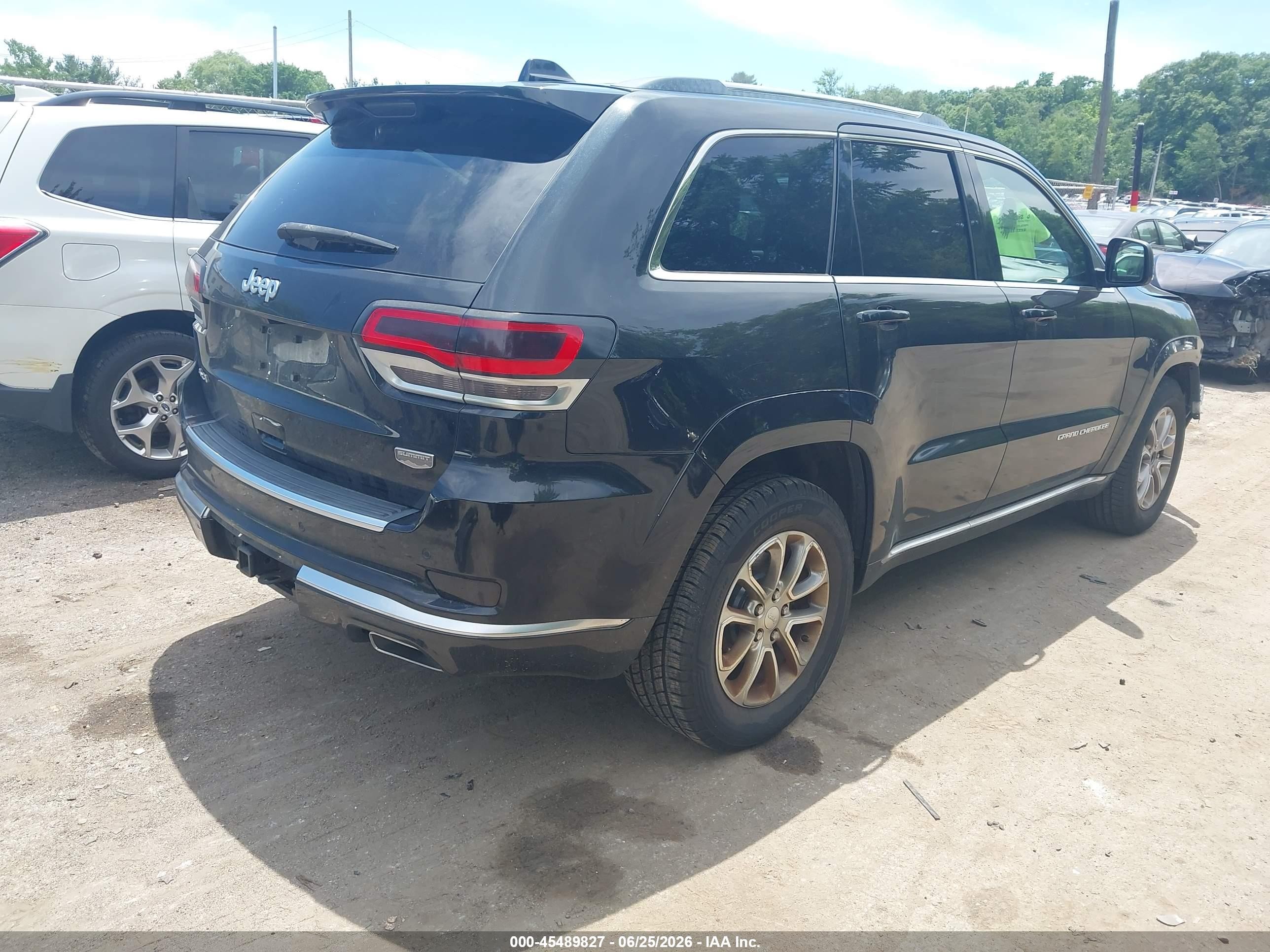 2015 Jeep Grand Cherokee Summit Black vin: 1C4RJFJG9FC606276
