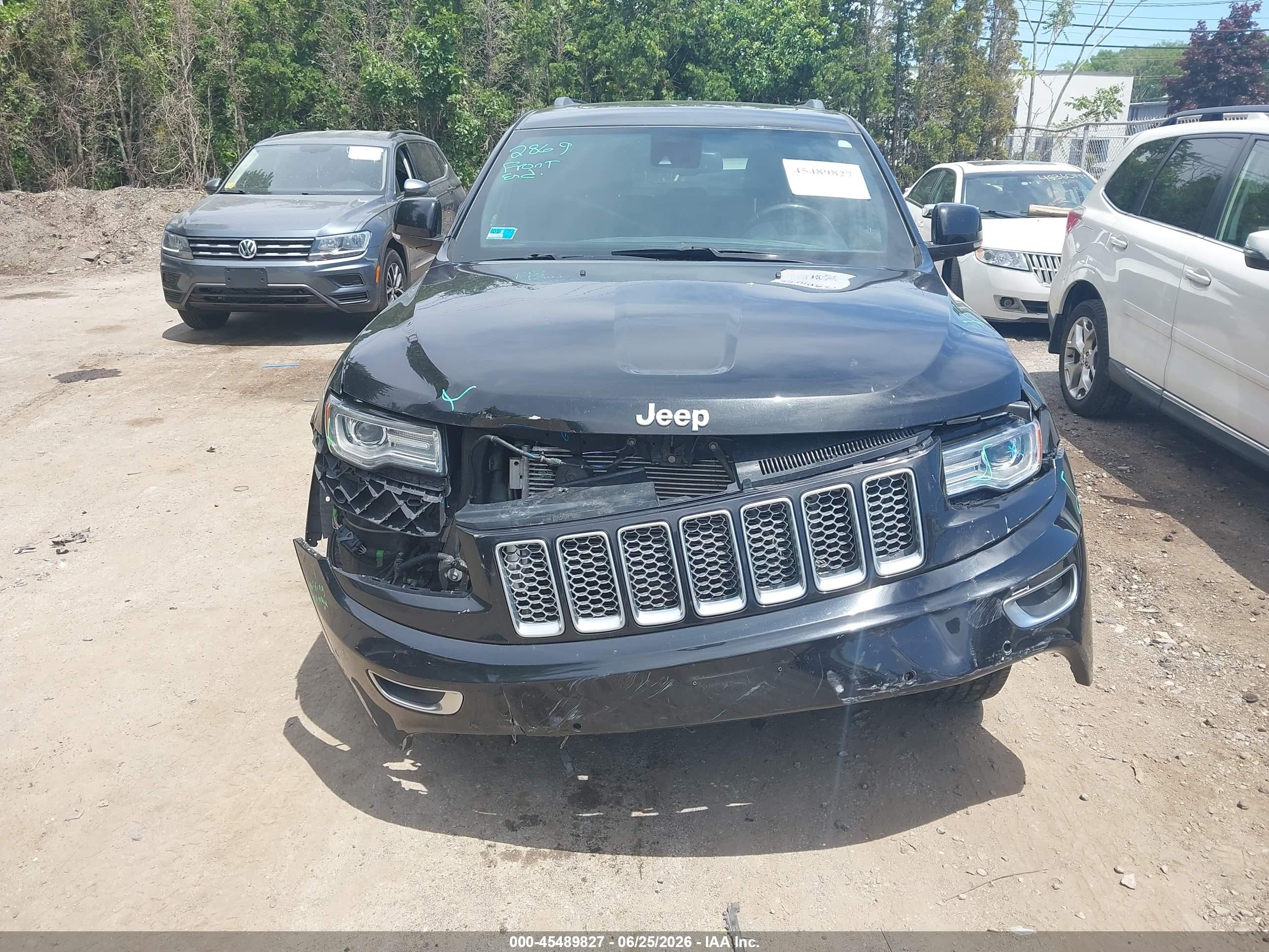 2015 Jeep Grand Cherokee Summit Black vin: 1C4RJFJG9FC606276