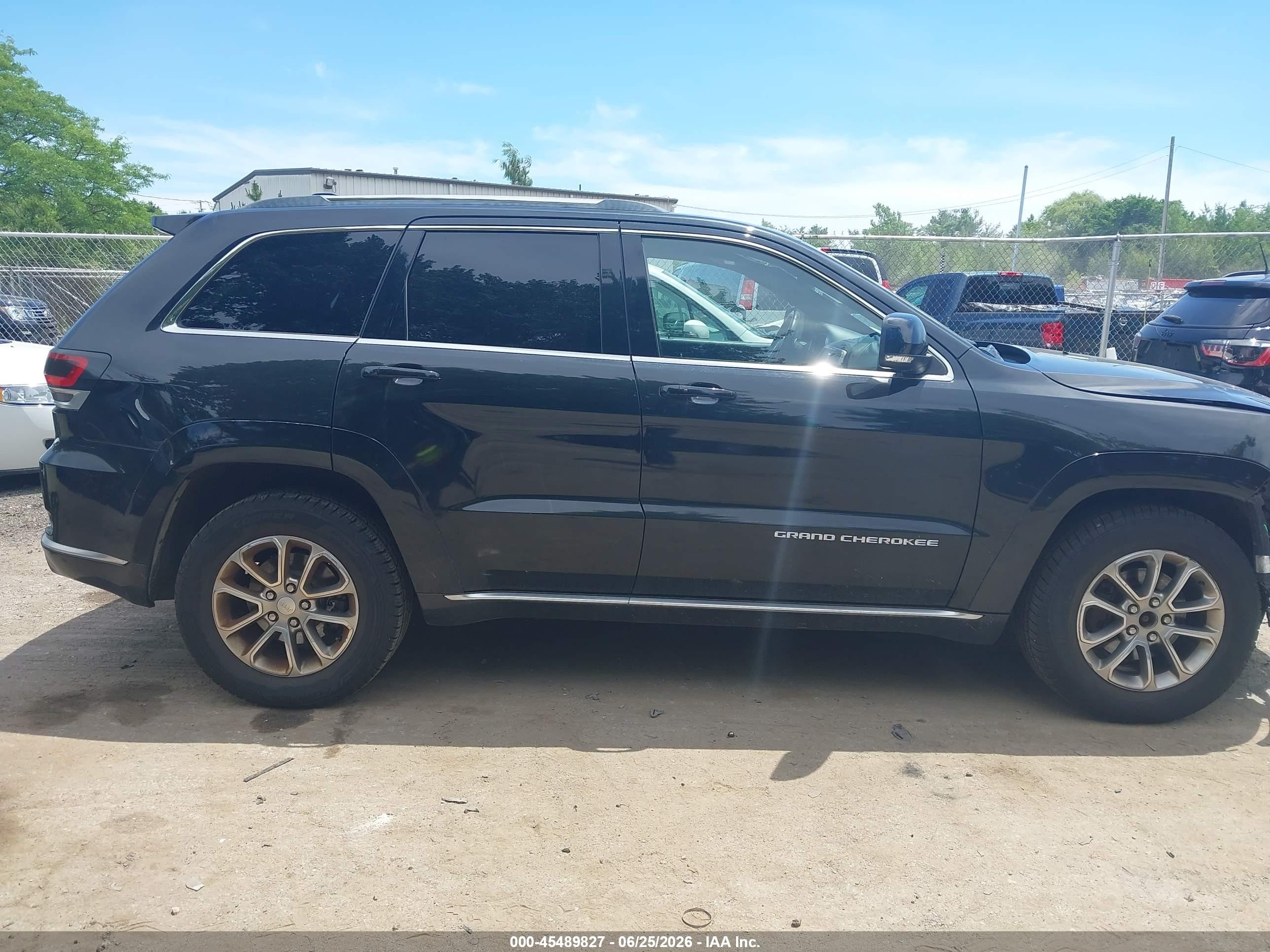 2015 Jeep Grand Cherokee Summit Black vin: 1C4RJFJG9FC606276