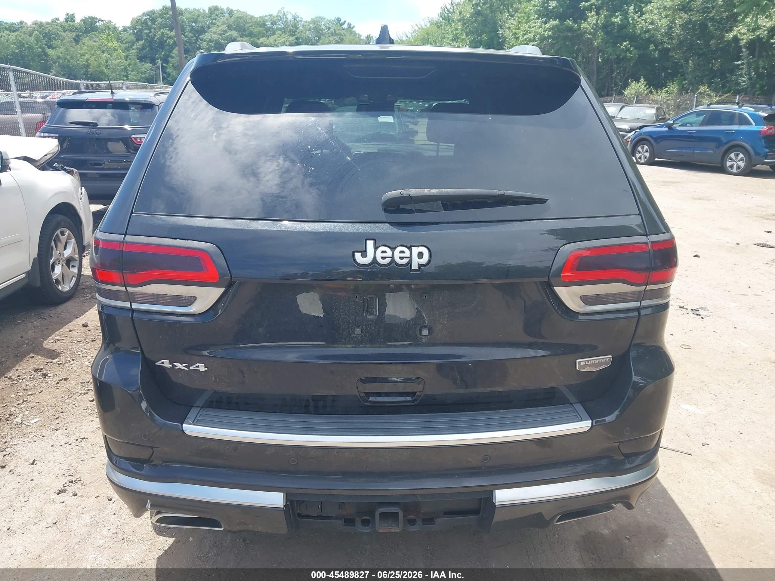 2015 Jeep Grand Cherokee Summit Black vin: 1C4RJFJG9FC606276