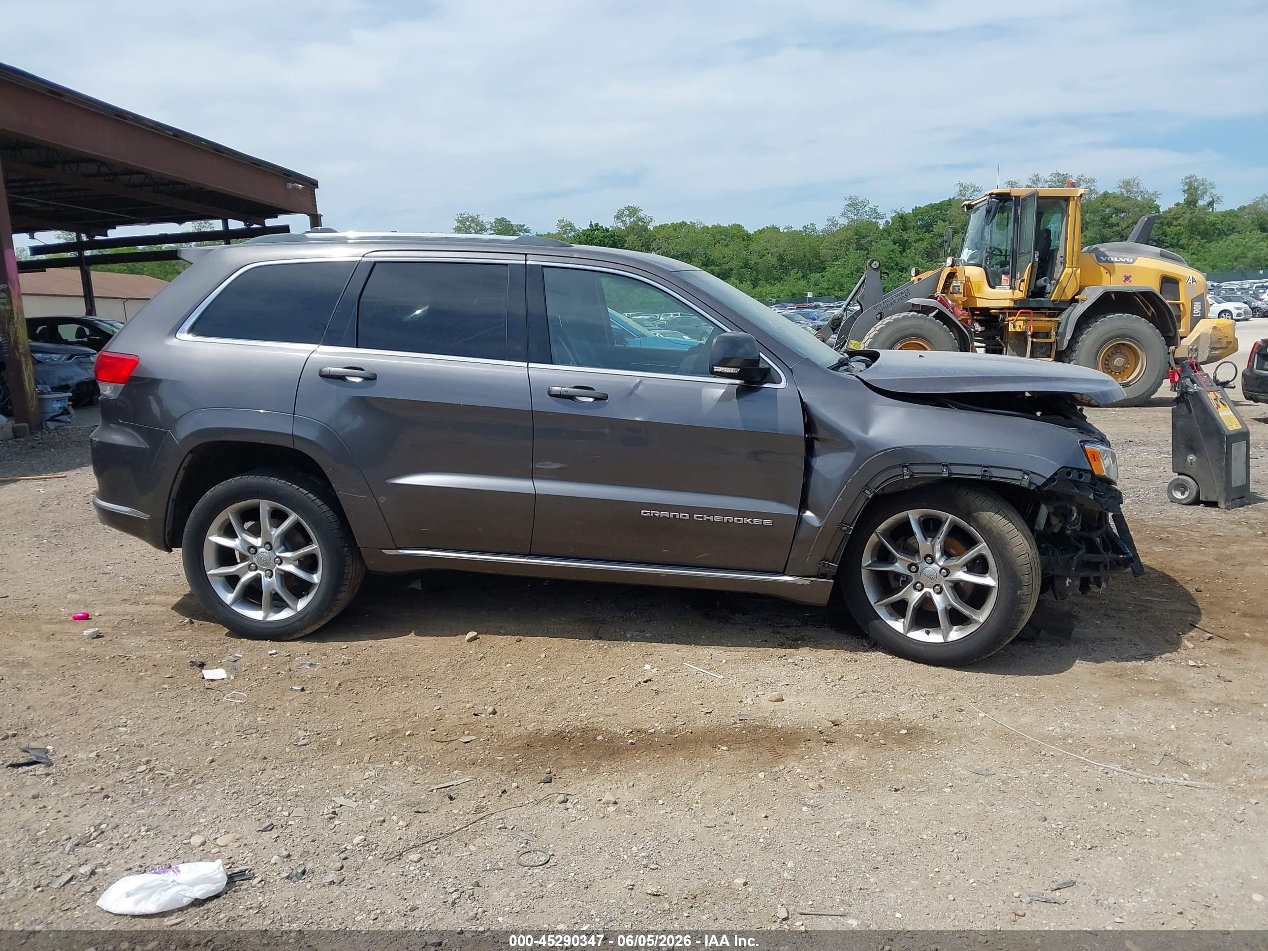2015 Jeep Grand Cherokee Summit Gray vin: 1C4RJFJG9FC778436