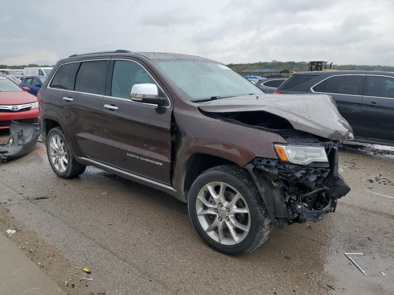 2014 Jeep Grand Cherokee Summit Brown vin: 1C4RJFJGXEC219265