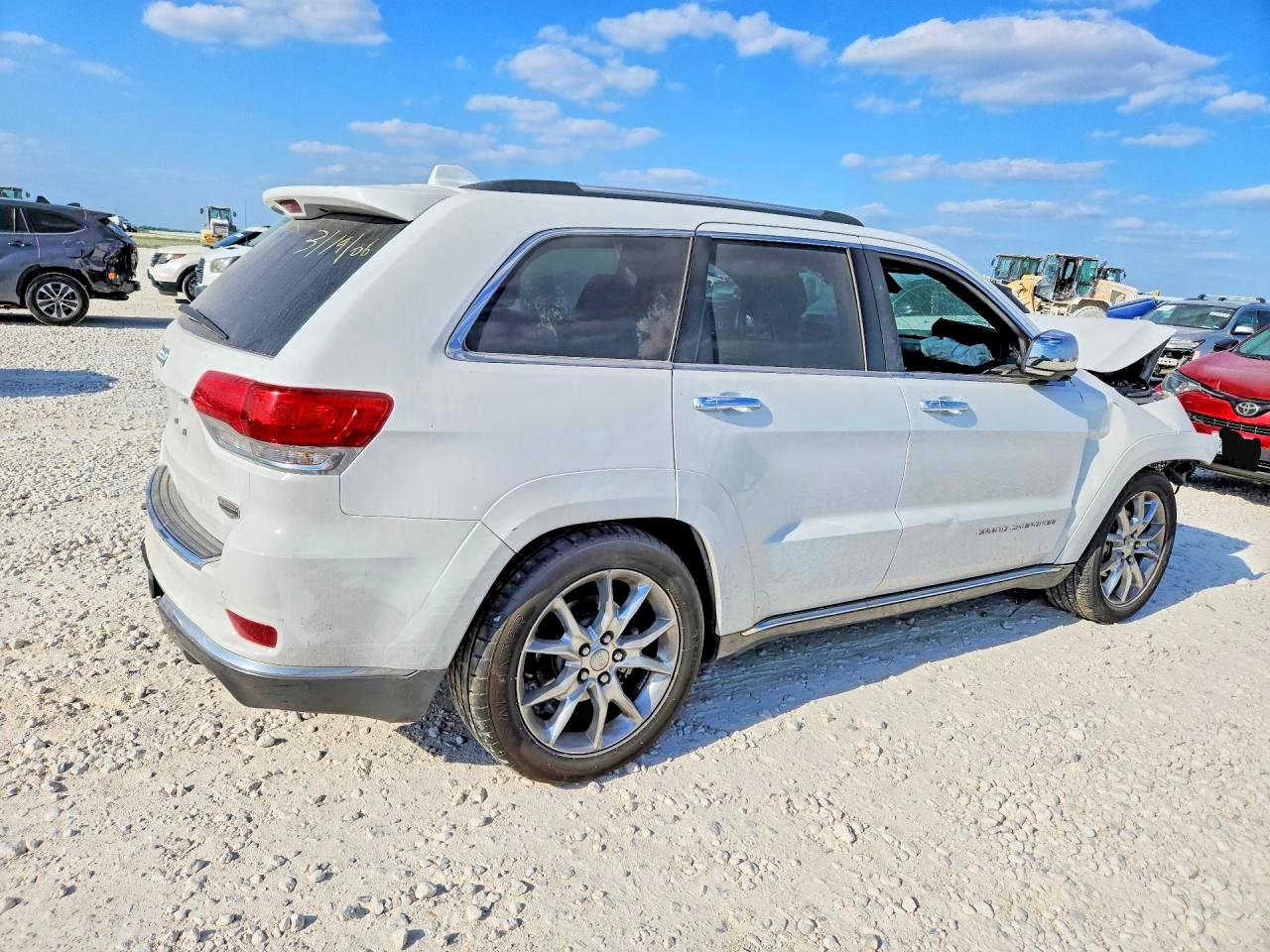 2014 Jeep Grand Cherokee Summit White vin: 1C4RJFJGXEC247079