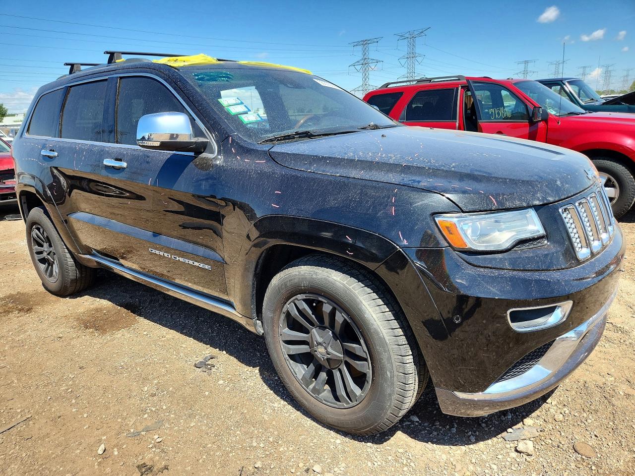 2014 Jeep Grand Cherokee Summit Black vin: 1C4RJFJGXEC387861