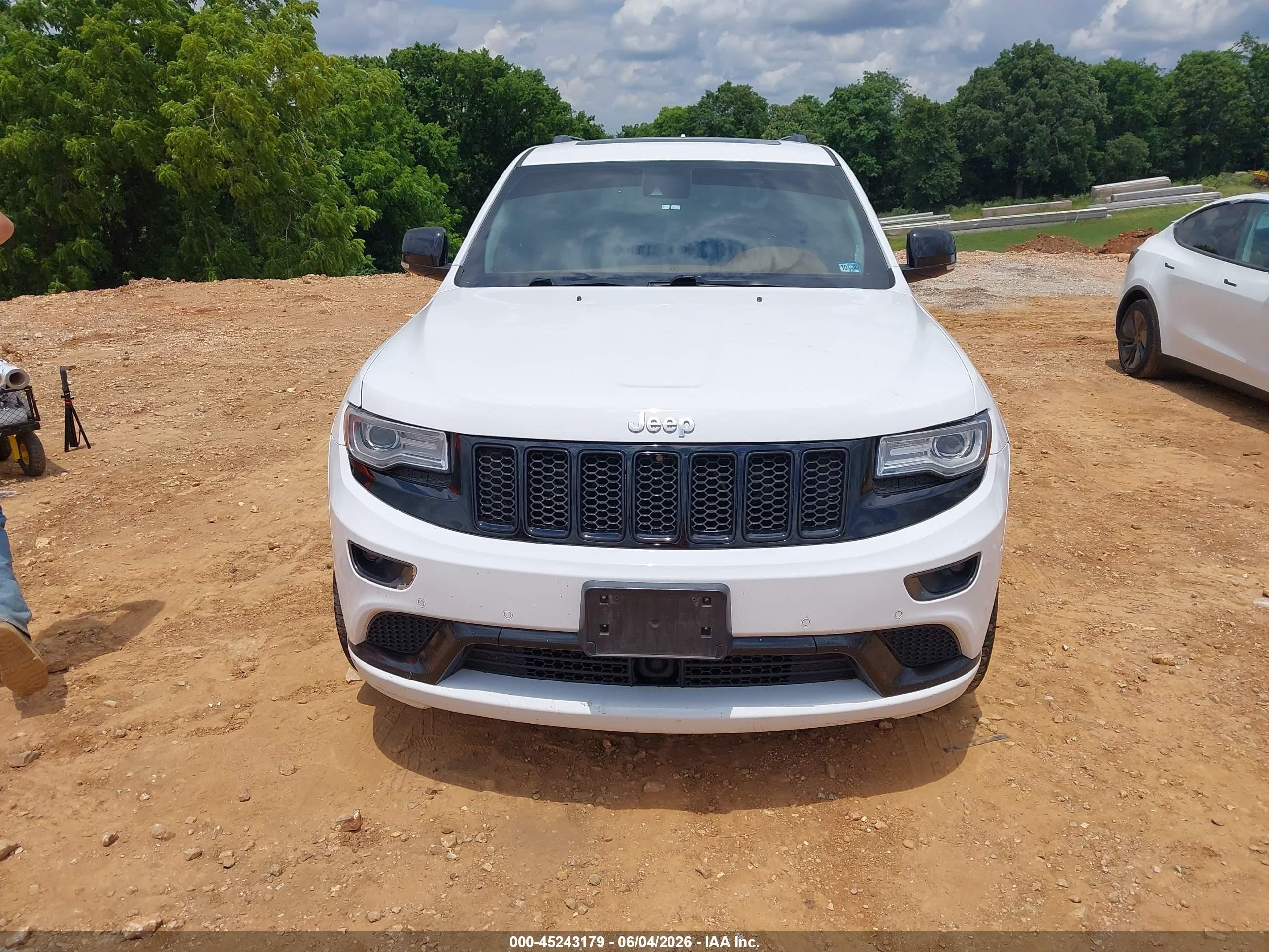 2015 Jeep Grand Cherokee Summit White vin: 1C4RJFJGXFC718486
