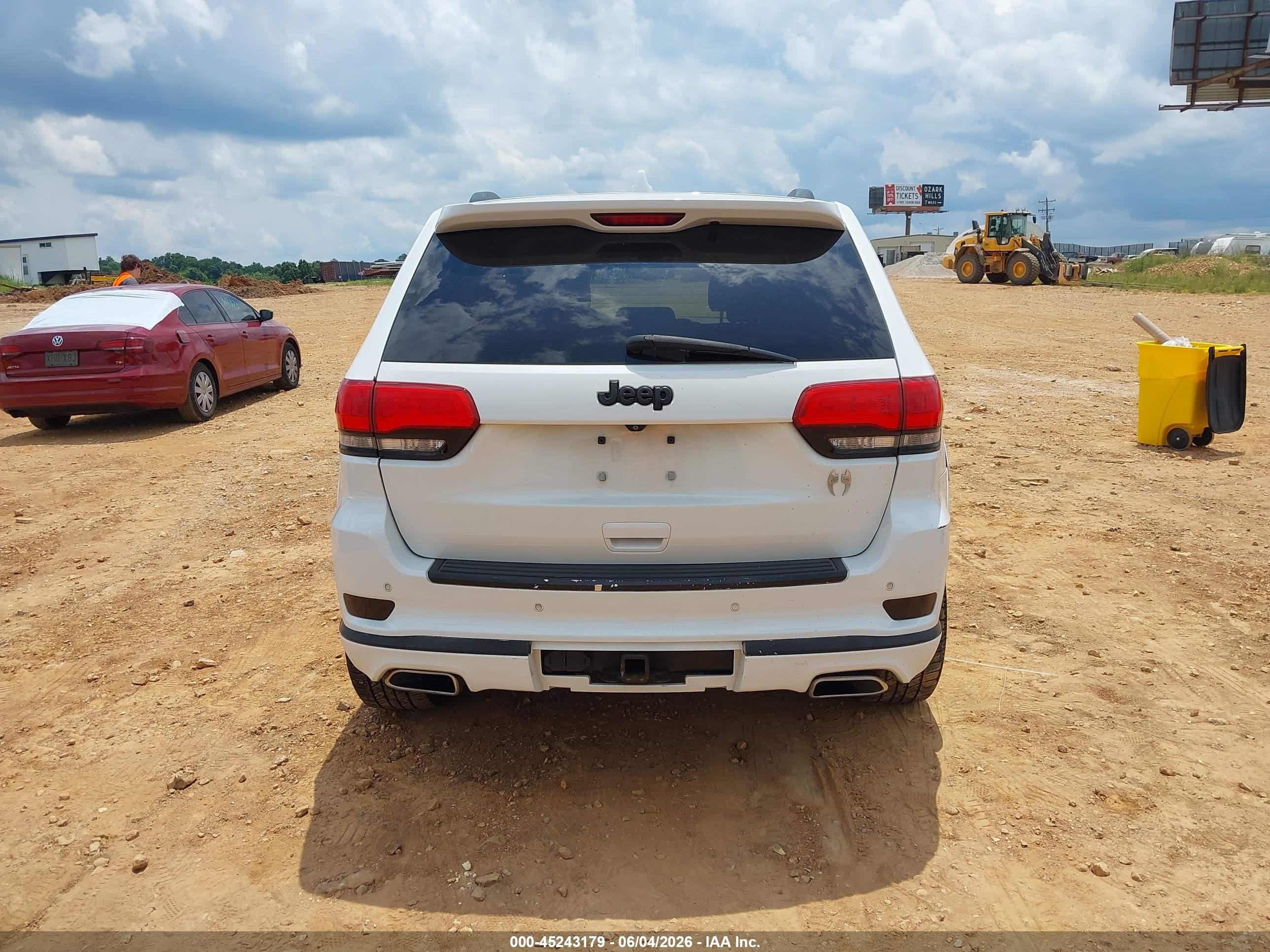 2015 Jeep Grand Cherokee Summit White vin: 1C4RJFJGXFC718486