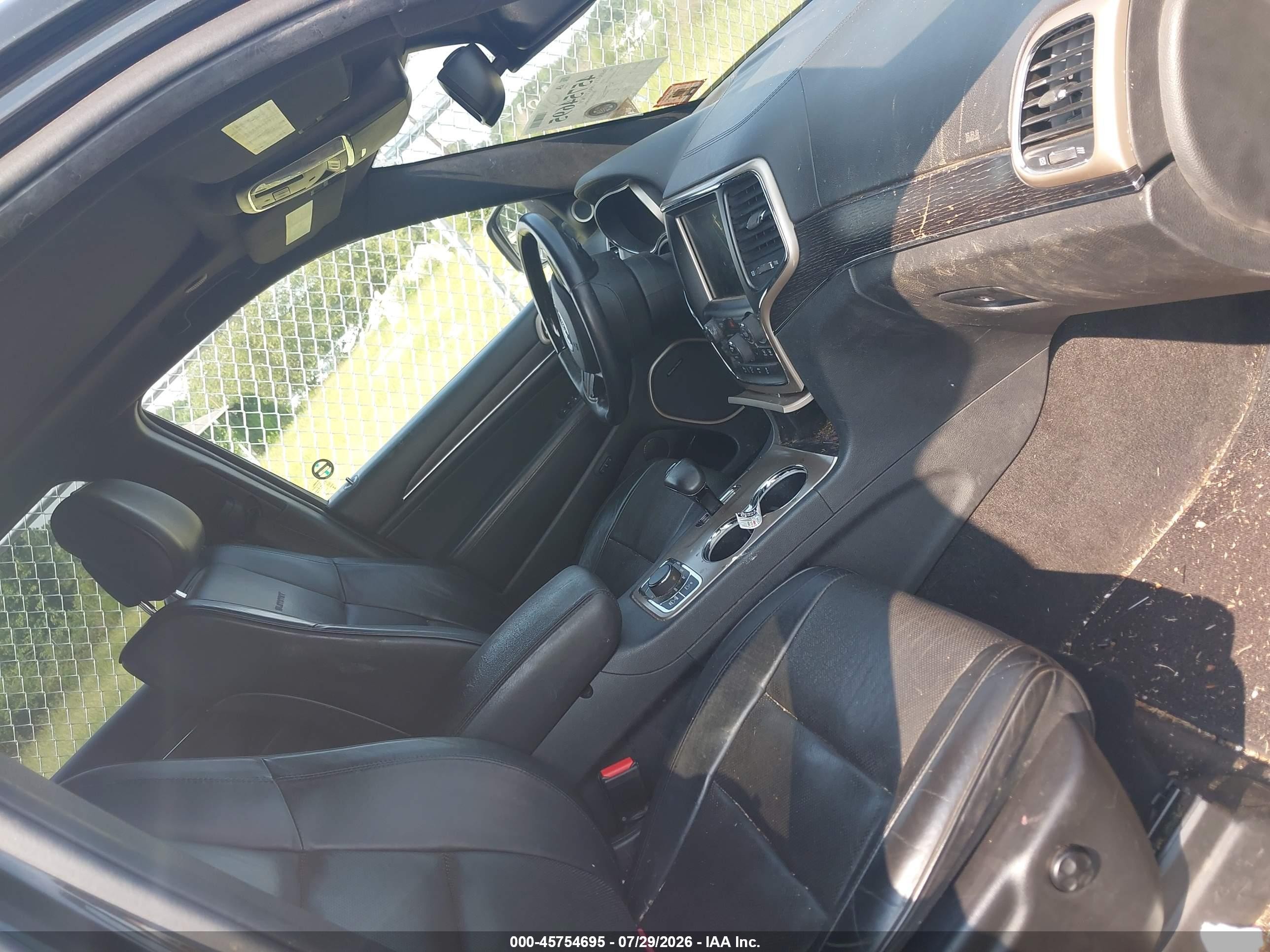 2015 Jeep Grand Cherokee Summit Black vin: 1C4RJFJGXFC756705