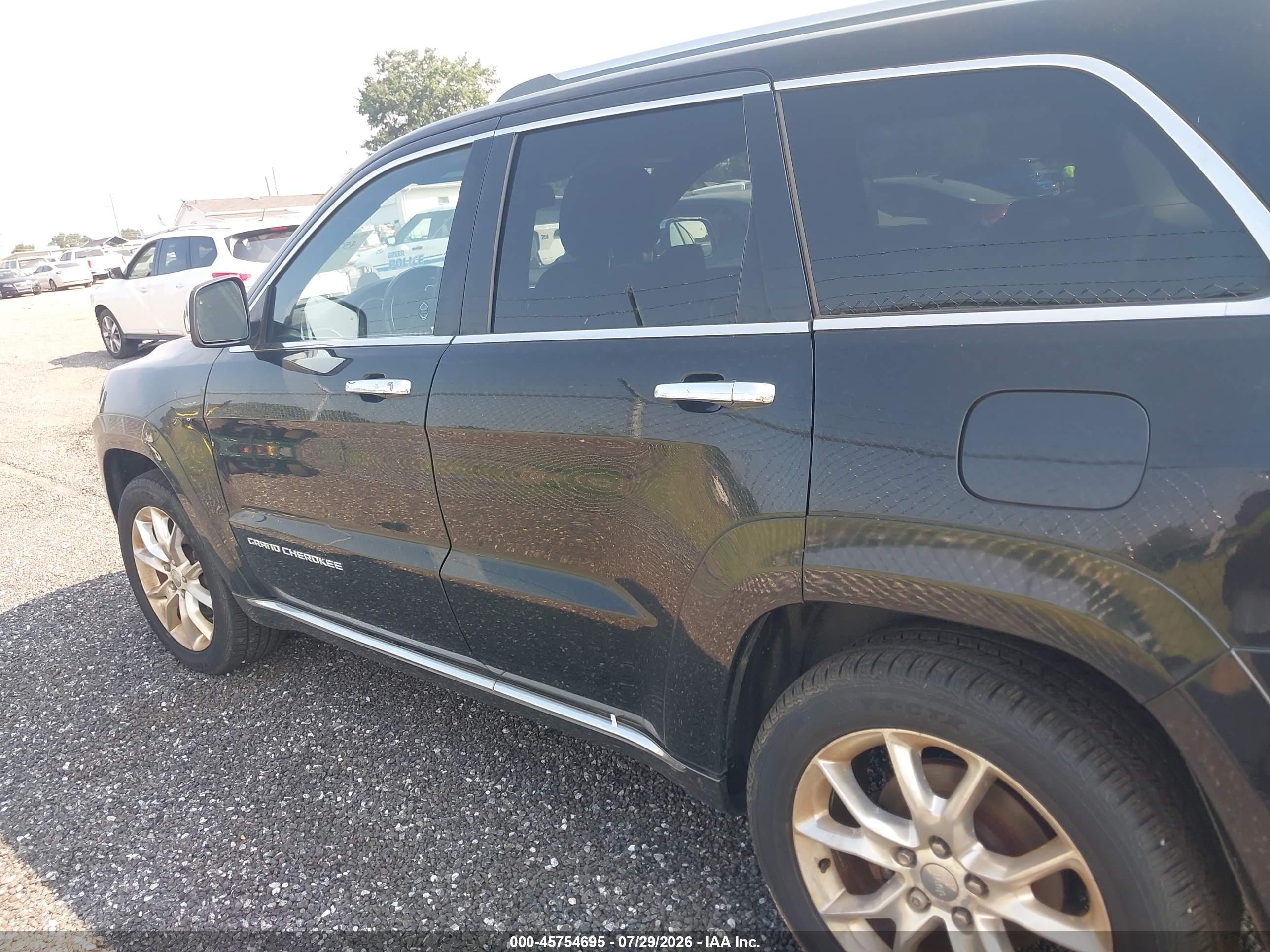 2015 Jeep Grand Cherokee Summit Black vin: 1C4RJFJGXFC756705