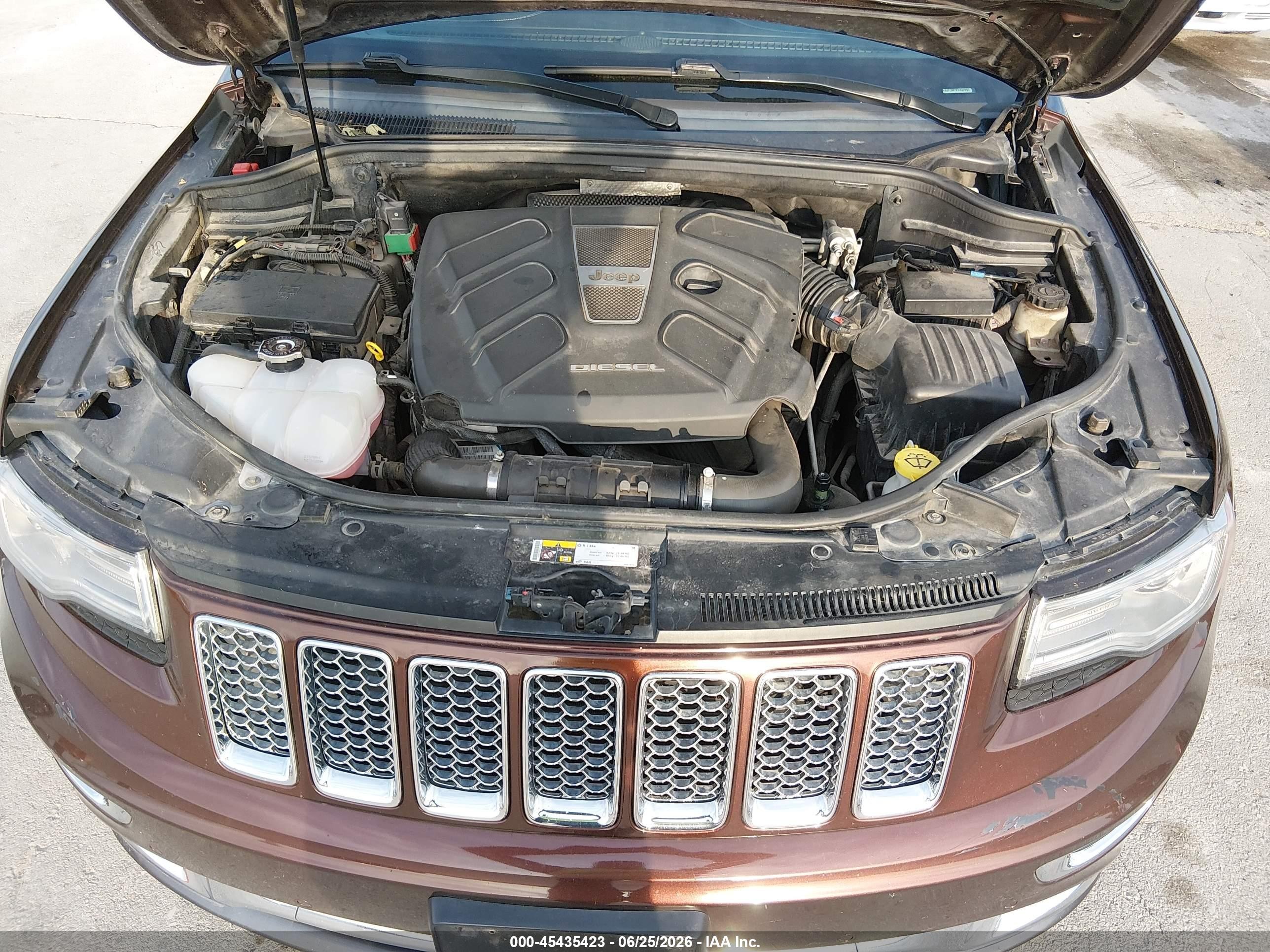 2014 Jeep Grand Cherokee   Коричневый vin: 1C4RJFJM2EC333993