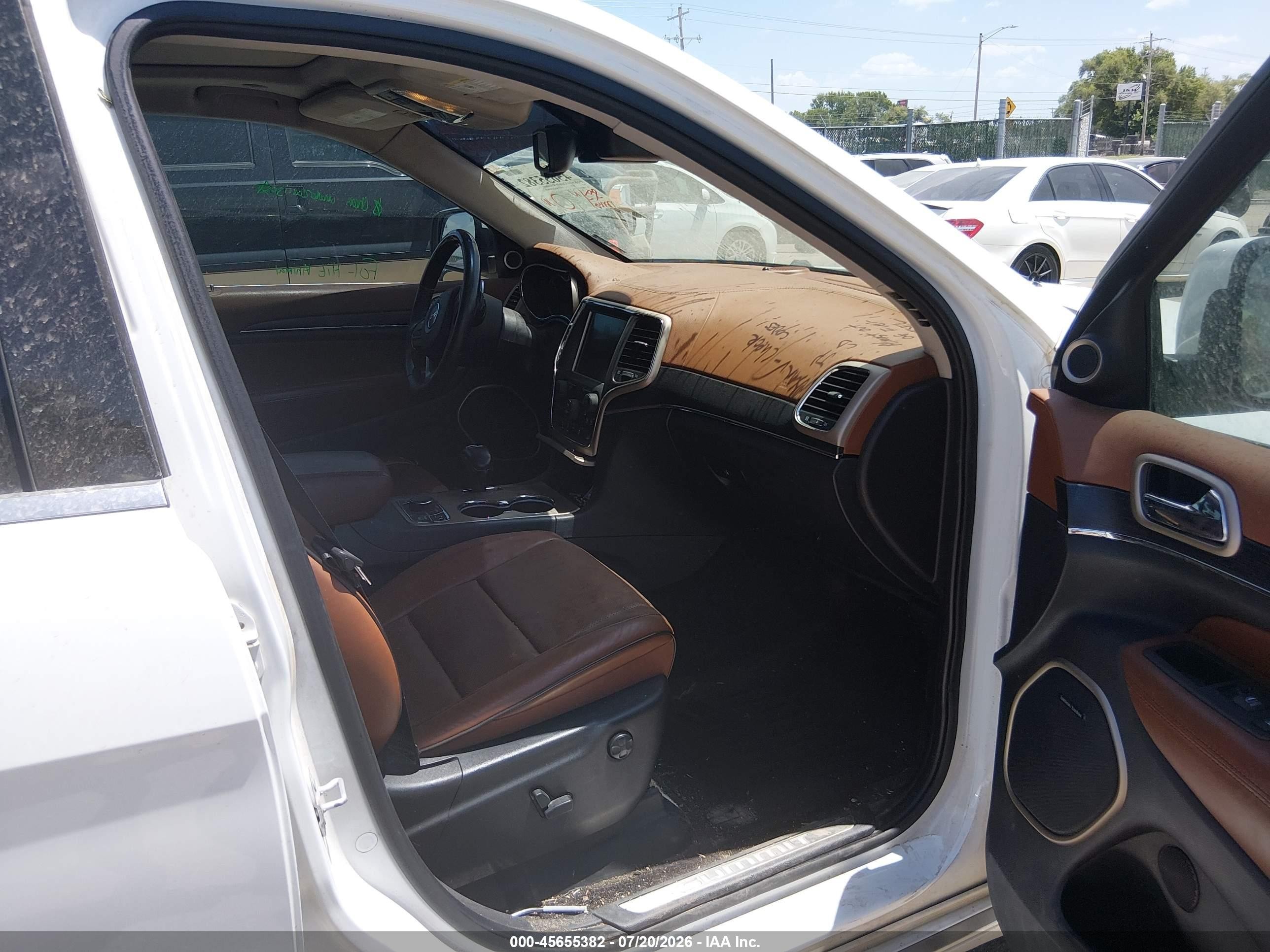2015 Jeep Grand Cherokee Summit White vin: 1C4RJFJM2FC142463