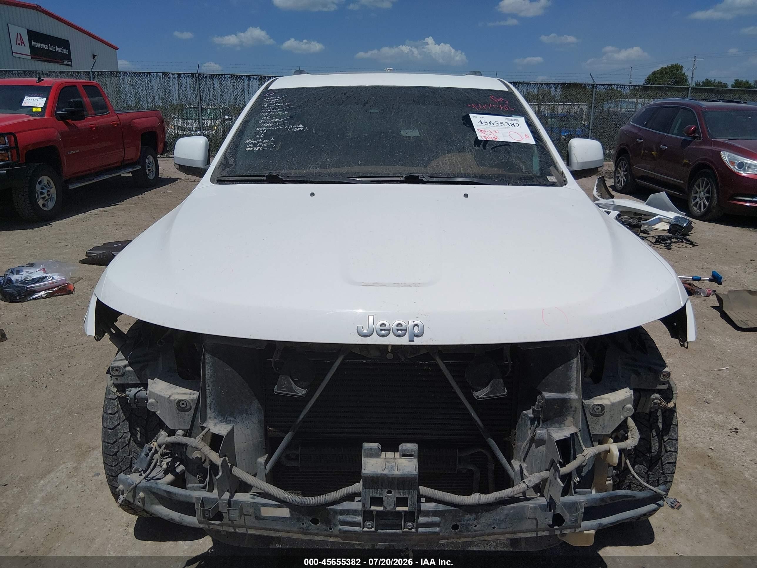 2015 Jeep Grand Cherokee Summit White vin: 1C4RJFJM2FC142463
