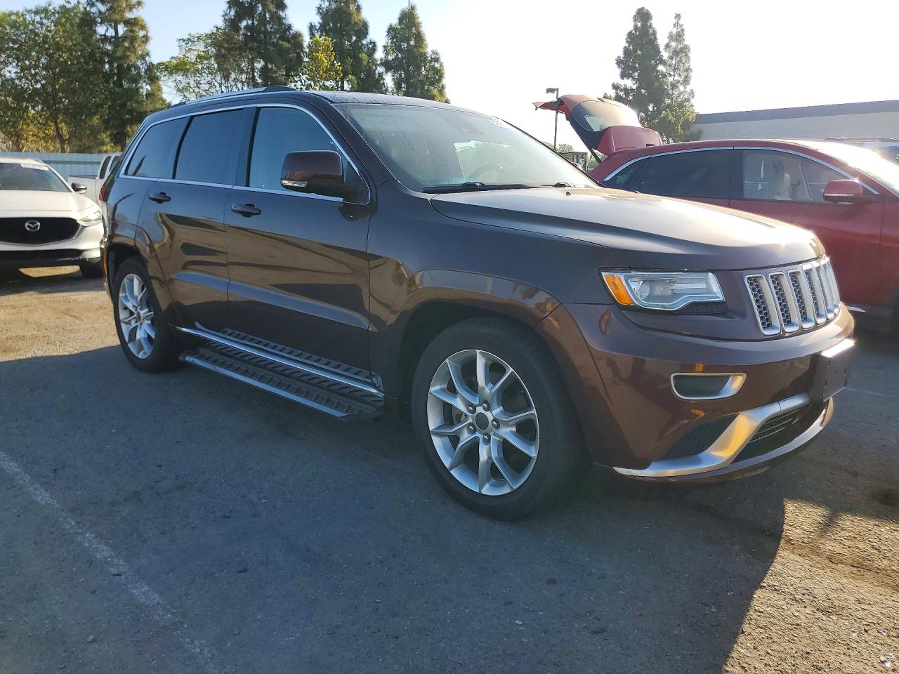 2015 Jeep Grand Cherokee Summit Brown vin: 1C4RJFJM2FC866492