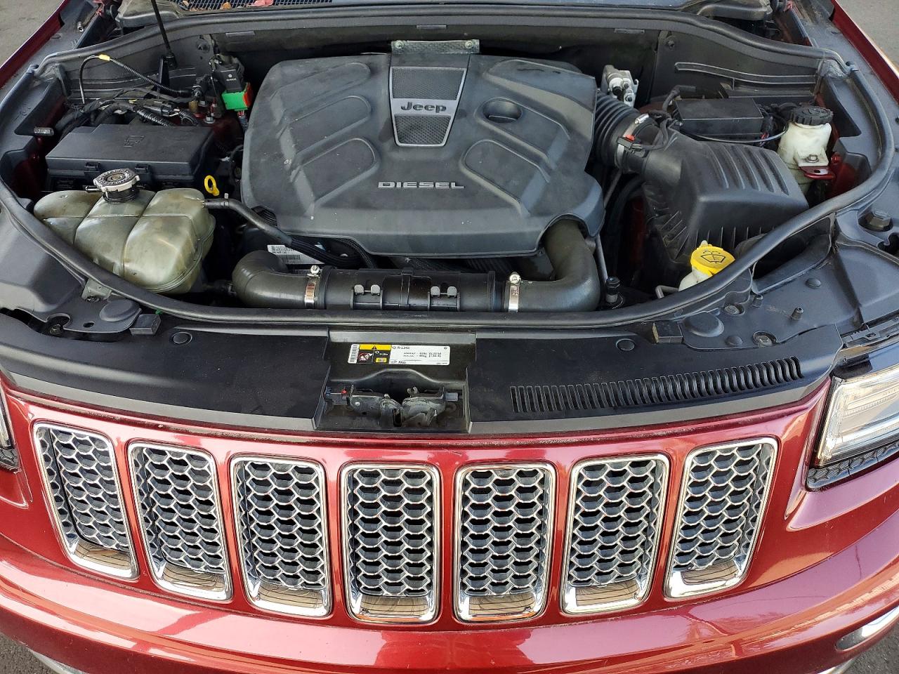 2014 Jeep Grand Cherokee Summit Burgundy vin: 1C4RJFJM4EC366963