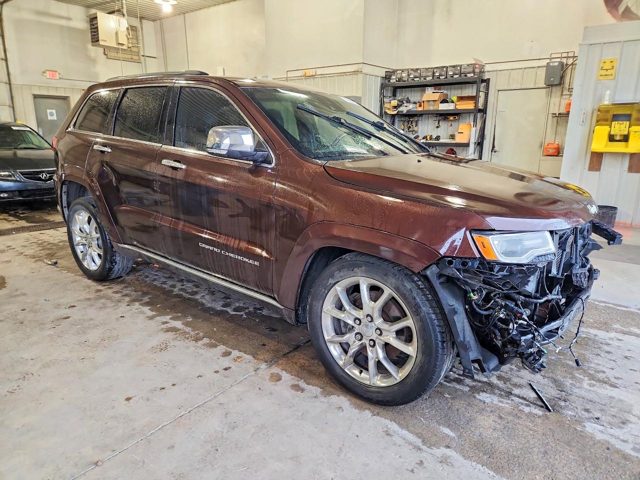 2015 Jeep Grand Cherokee Summit Brown vin: 1C4RJFJM4FC877526