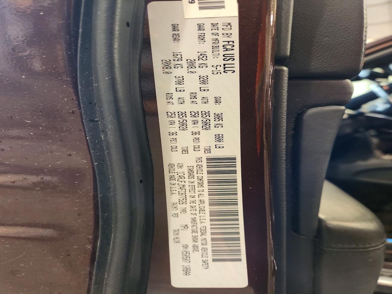 2015 Jeep Grand Cherokee Summit Brown vin: 1C4RJFJM4FC877526