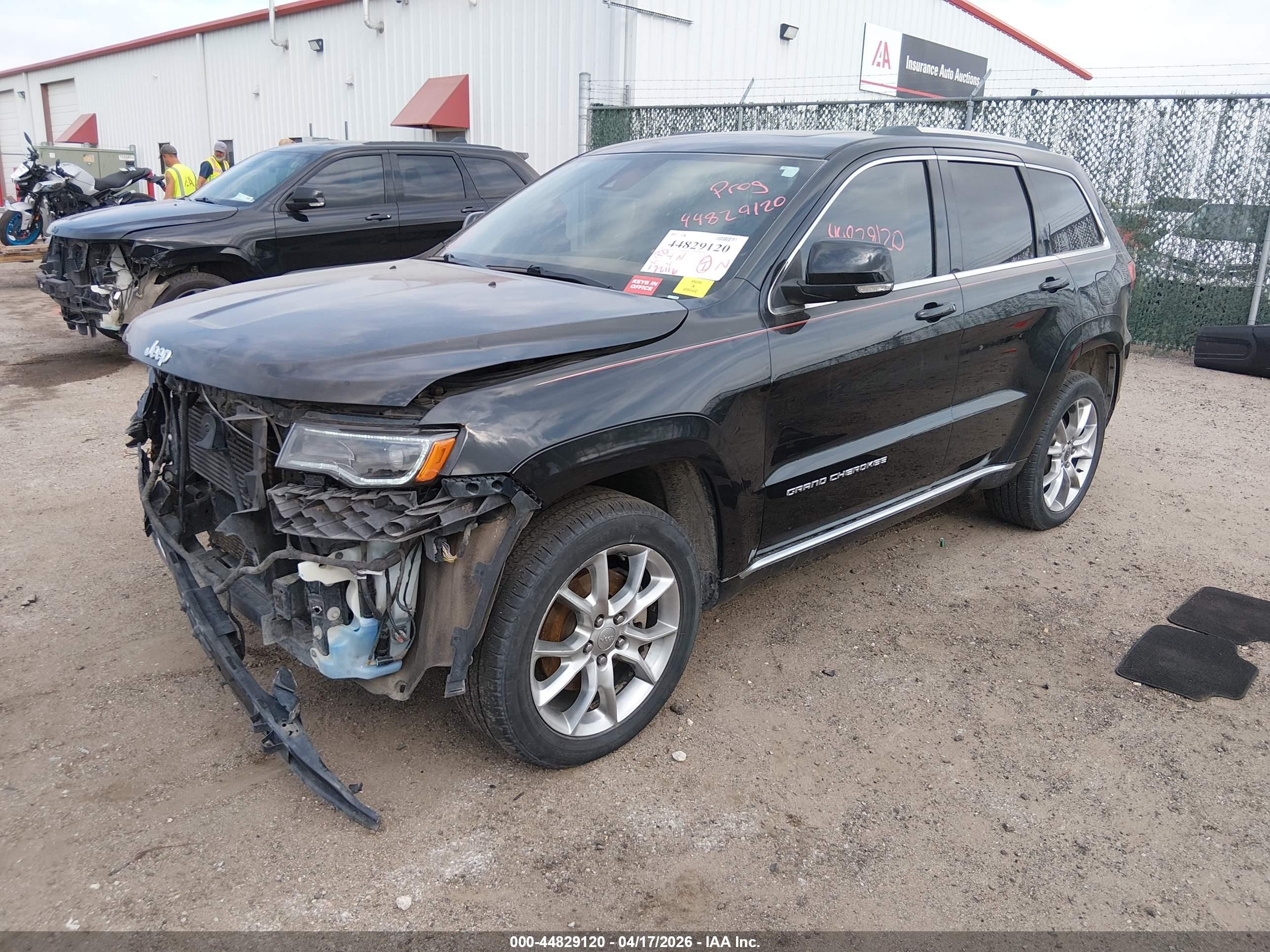 2015 Jeep Grand Cherokee Summit Black vin: 1C4RJFJM4FC890762
