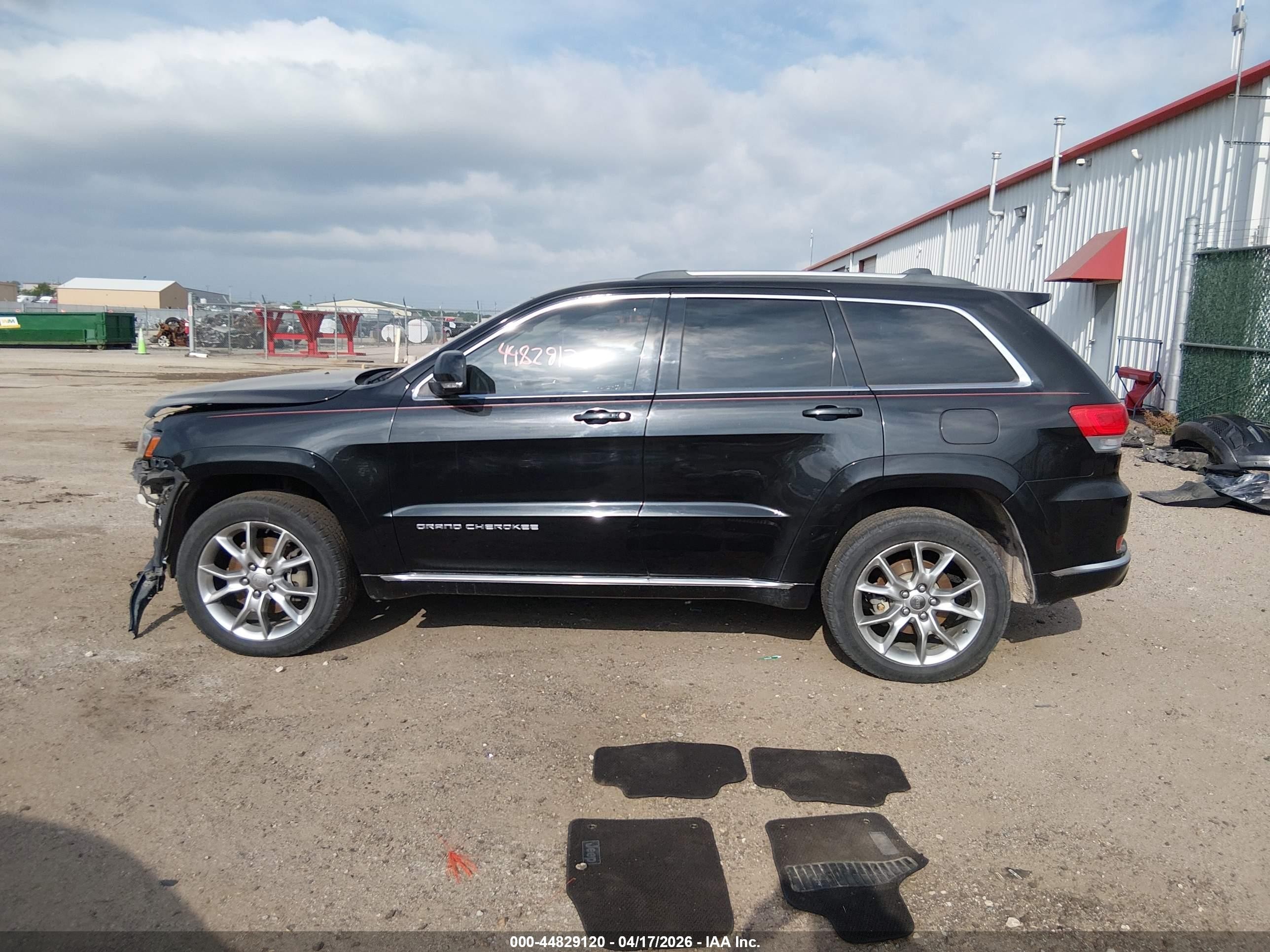 2015 Jeep Grand Cherokee Summit Black vin: 1C4RJFJM4FC890762