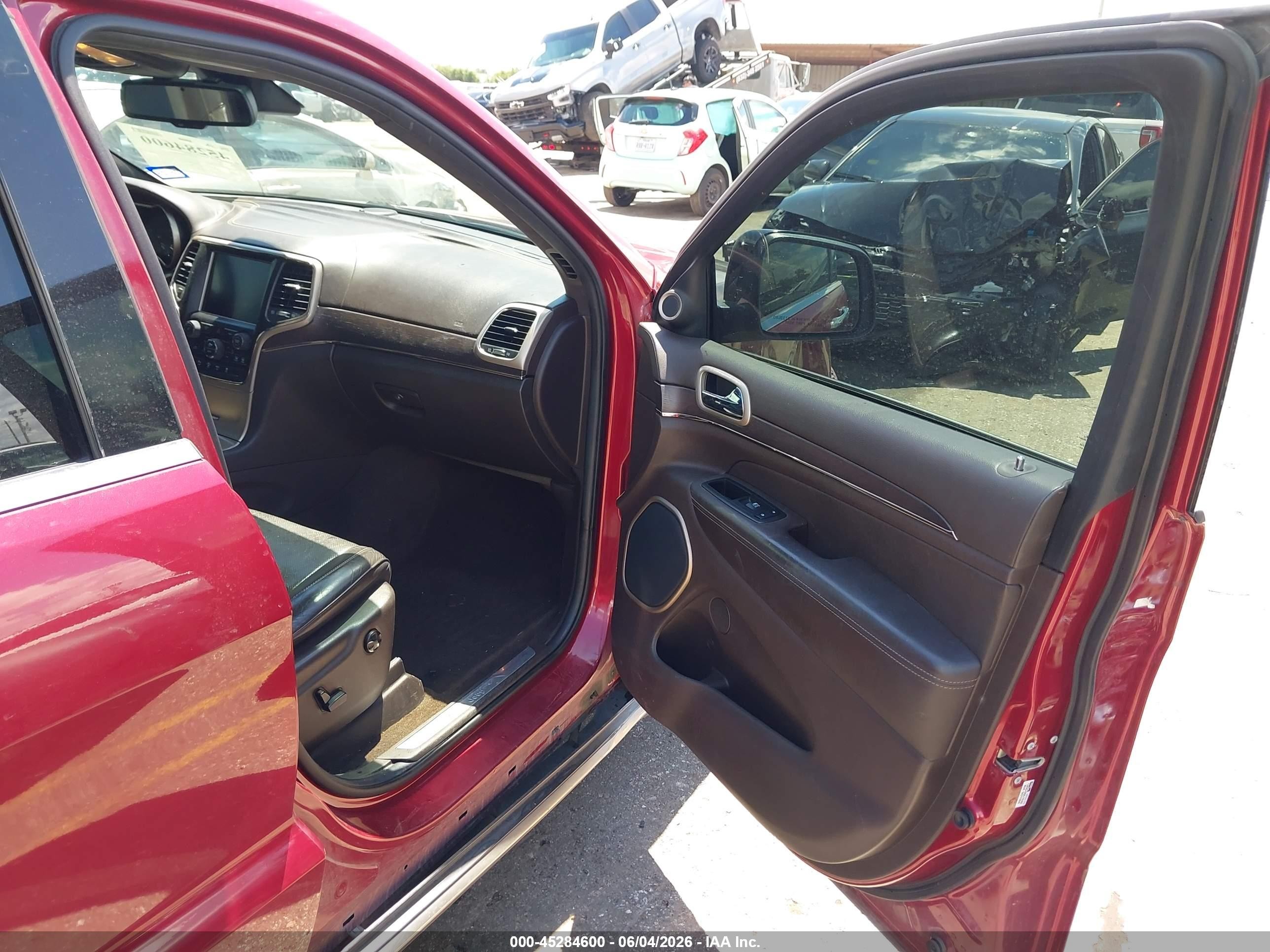 2014 Jeep Grand Cherokee Summit Red vin: 1C4RJFJM7EC368156