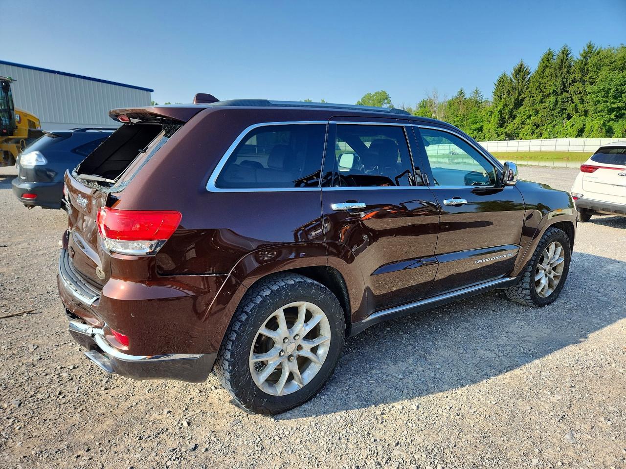 2014 Jeep Grand Cherokee Summit Brown vin: 1C4RJFJM8EC308239