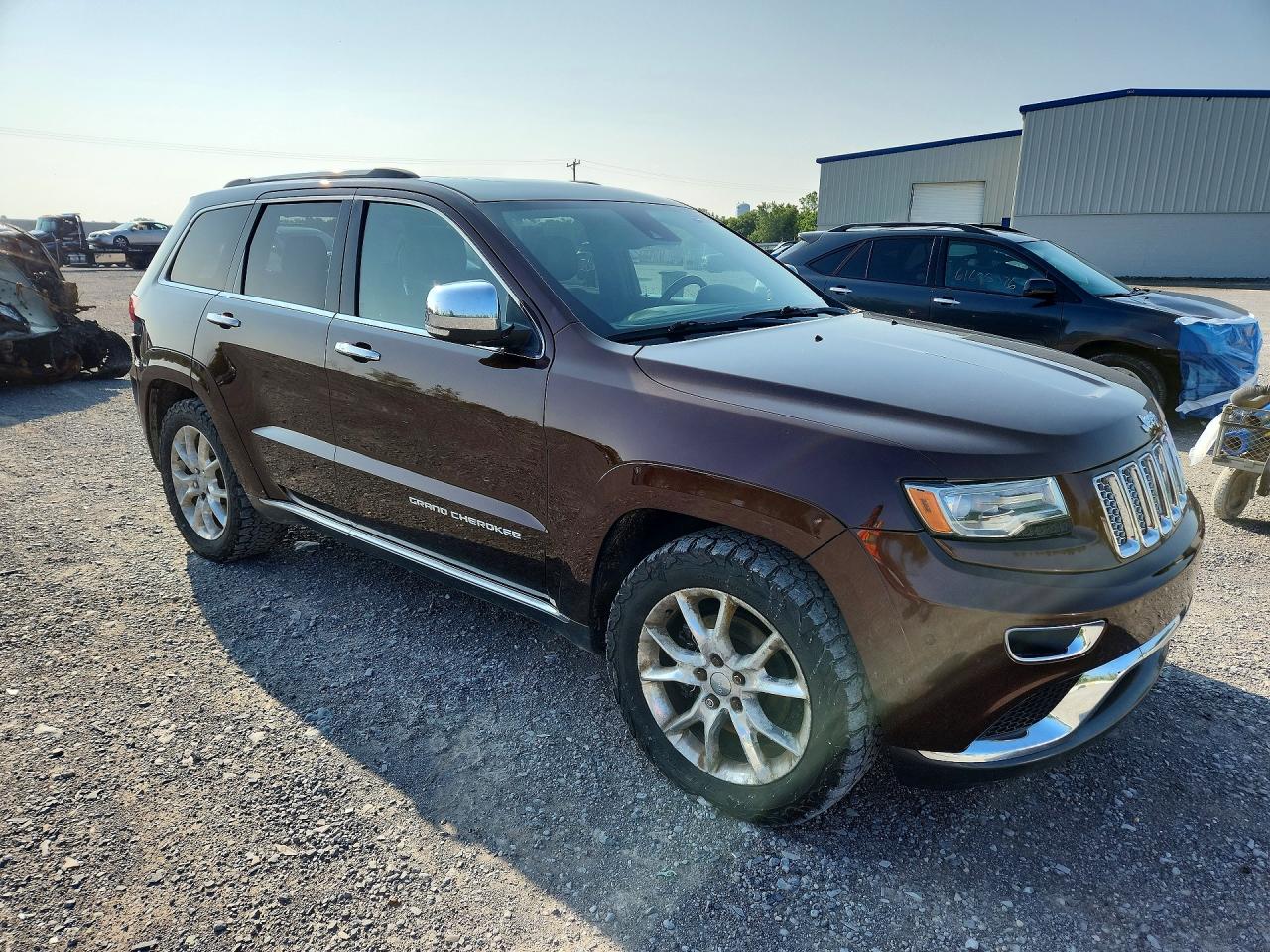 2014 Jeep Grand Cherokee Summit Brown vin: 1C4RJFJM8EC308239