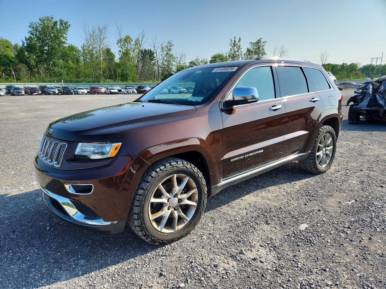 2014 Jeep Grand Cherokee Summit Brown vin: 1C4RJFJM8EC308239