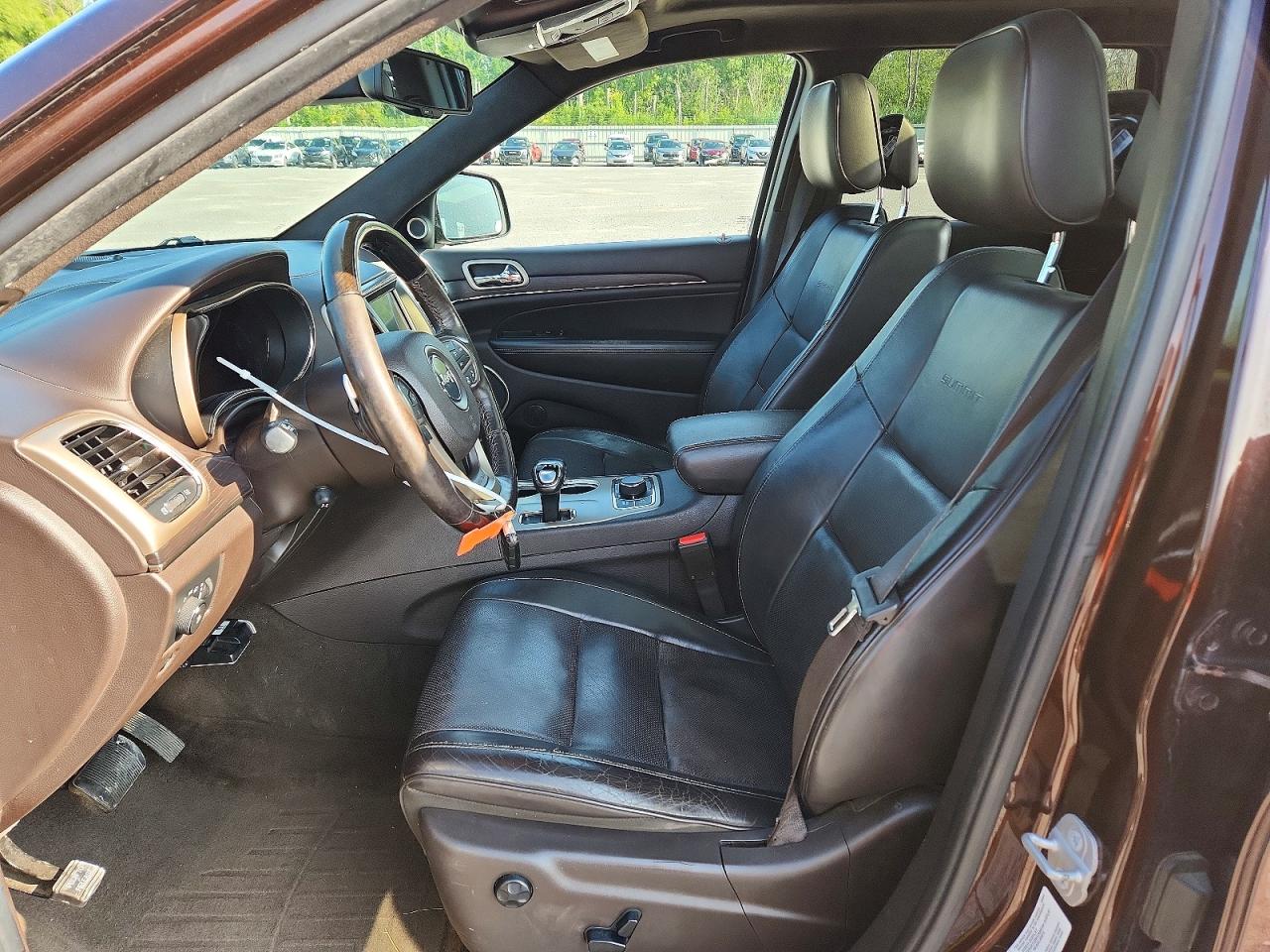 2014 Jeep Grand Cherokee Summit Brown vin: 1C4RJFJM8EC308239