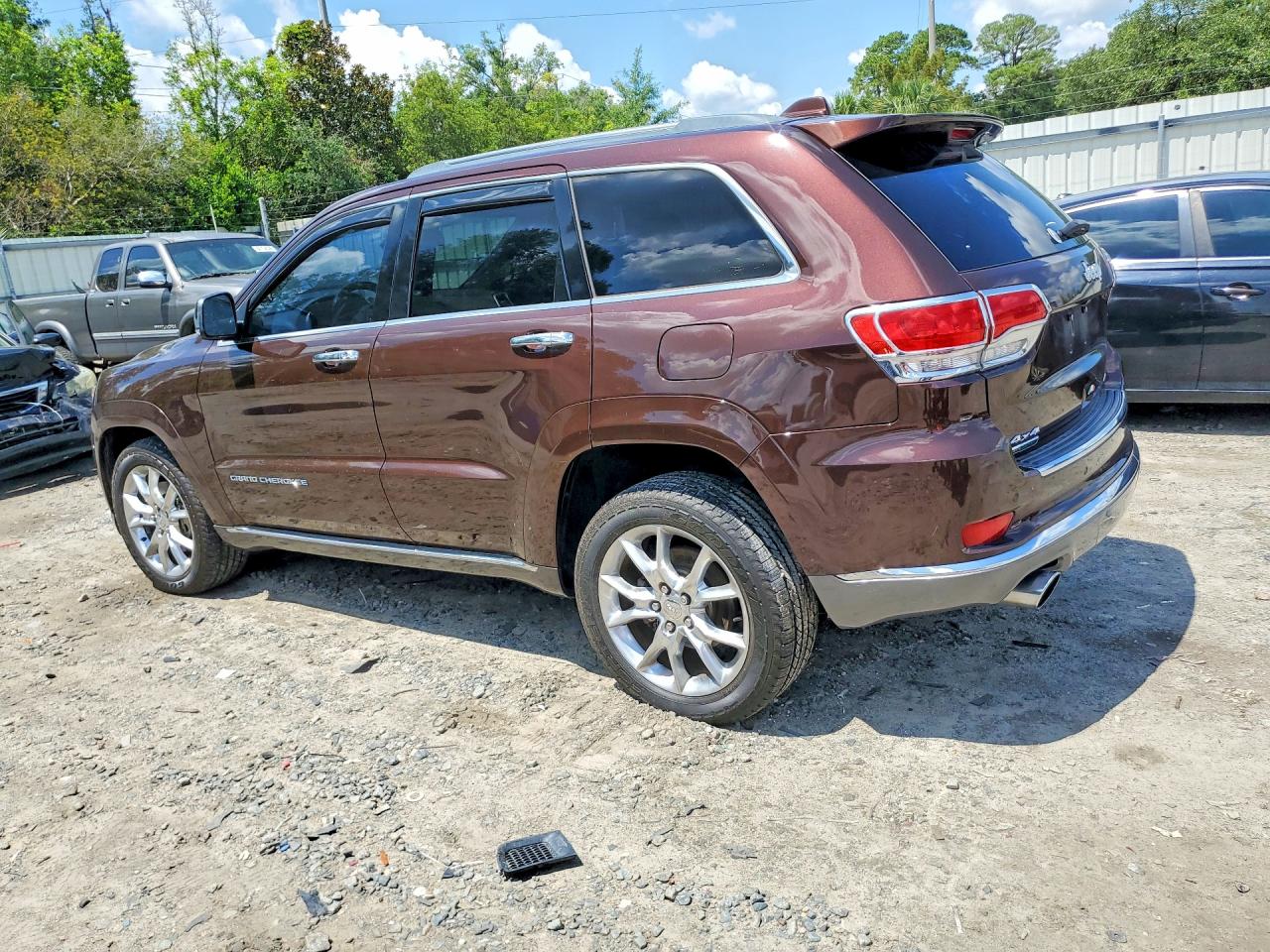 2014 Jeep Grand Cherokee Summit Brown vin: 1C4RJFJM8EC376296