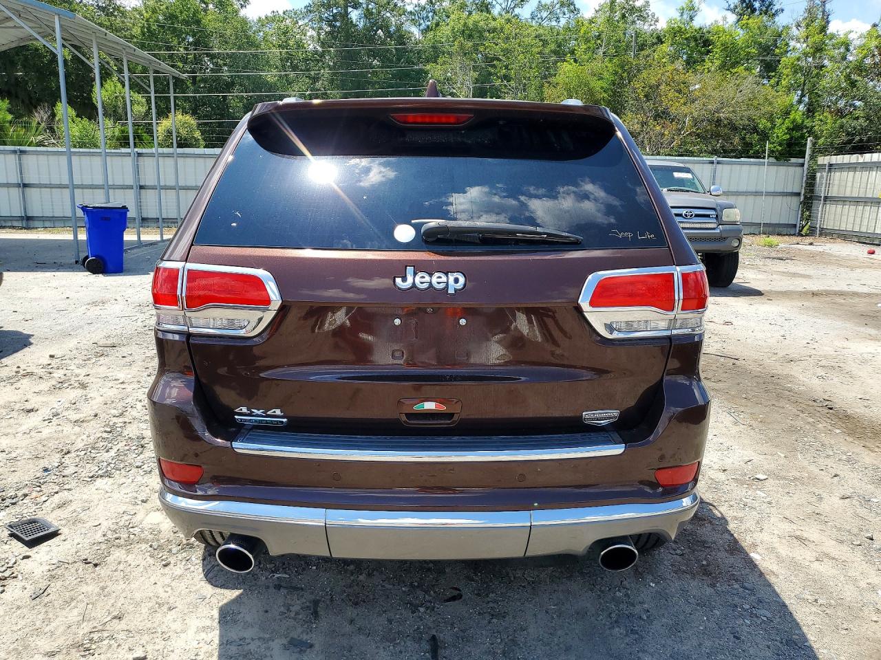 2014 Jeep Grand Cherokee Summit Brown vin: 1C4RJFJM8EC376296
