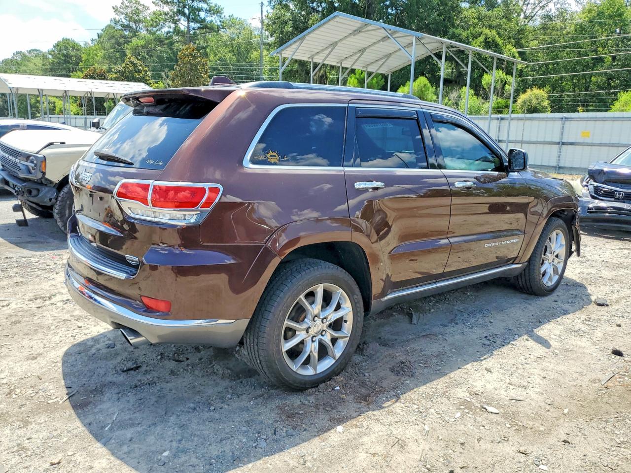 2014 Jeep Grand Cherokee Summit Brown vin: 1C4RJFJM8EC376296