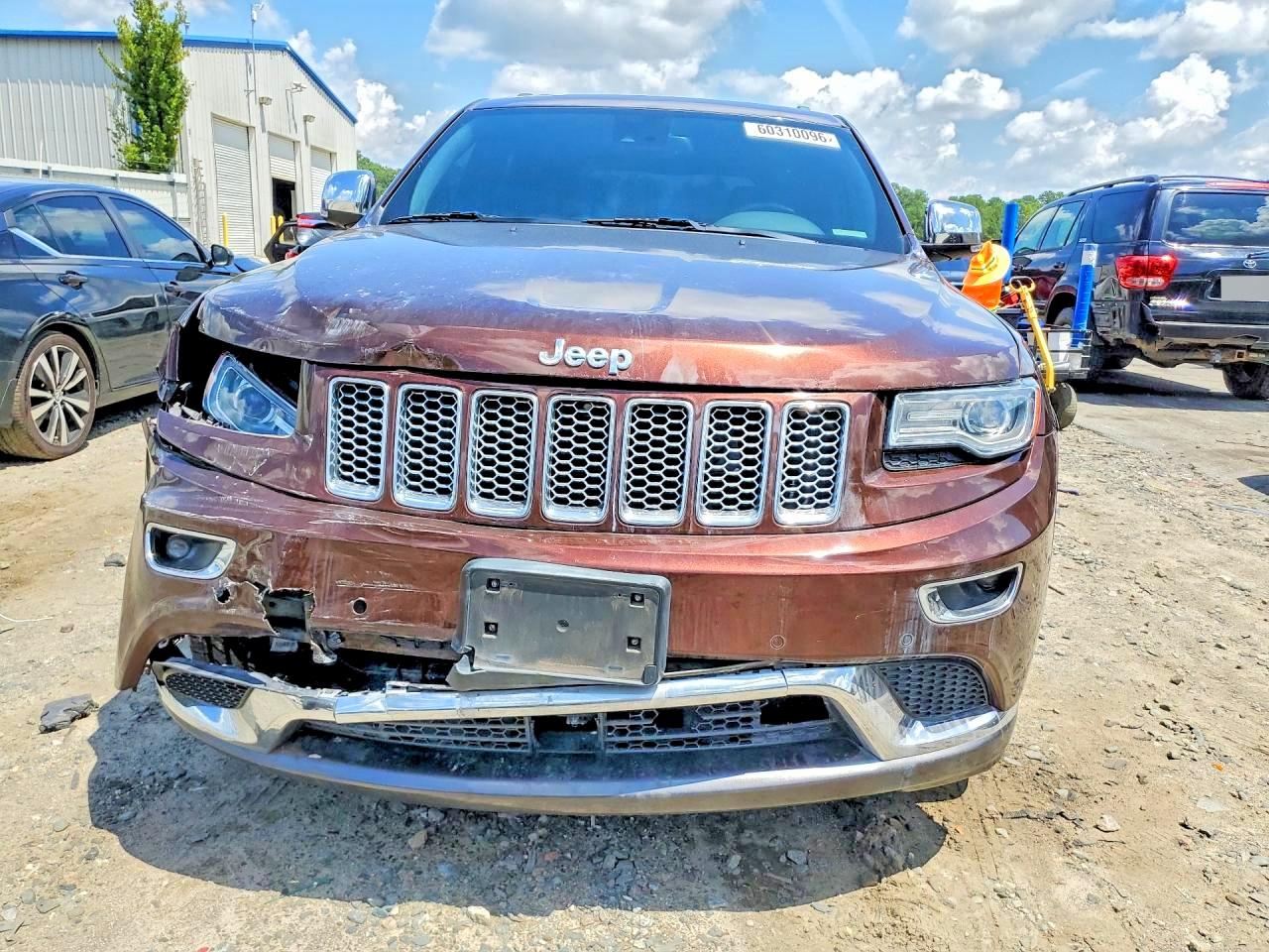 2014 Jeep Grand Cherokee Summit Brown vin: 1C4RJFJM8EC376296