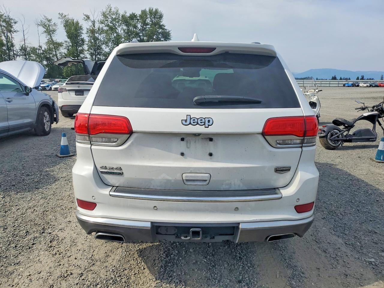 2014 Jeep Grand Cherokee Summit Белый vin: 1C4RJFJM9EC300036