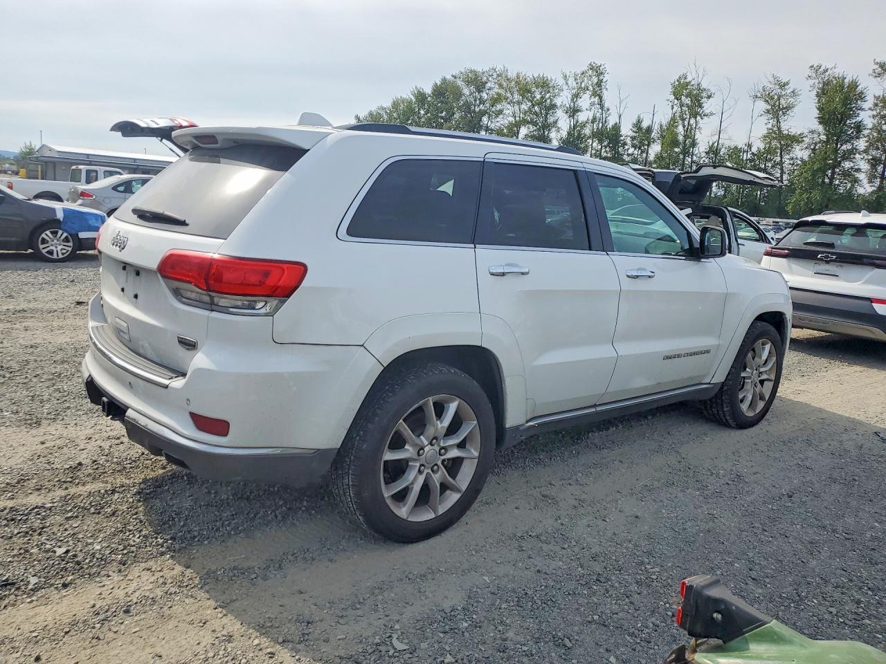 2014 Jeep Grand Cherokee Summit Белый vin: 1C4RJFJM9EC300036