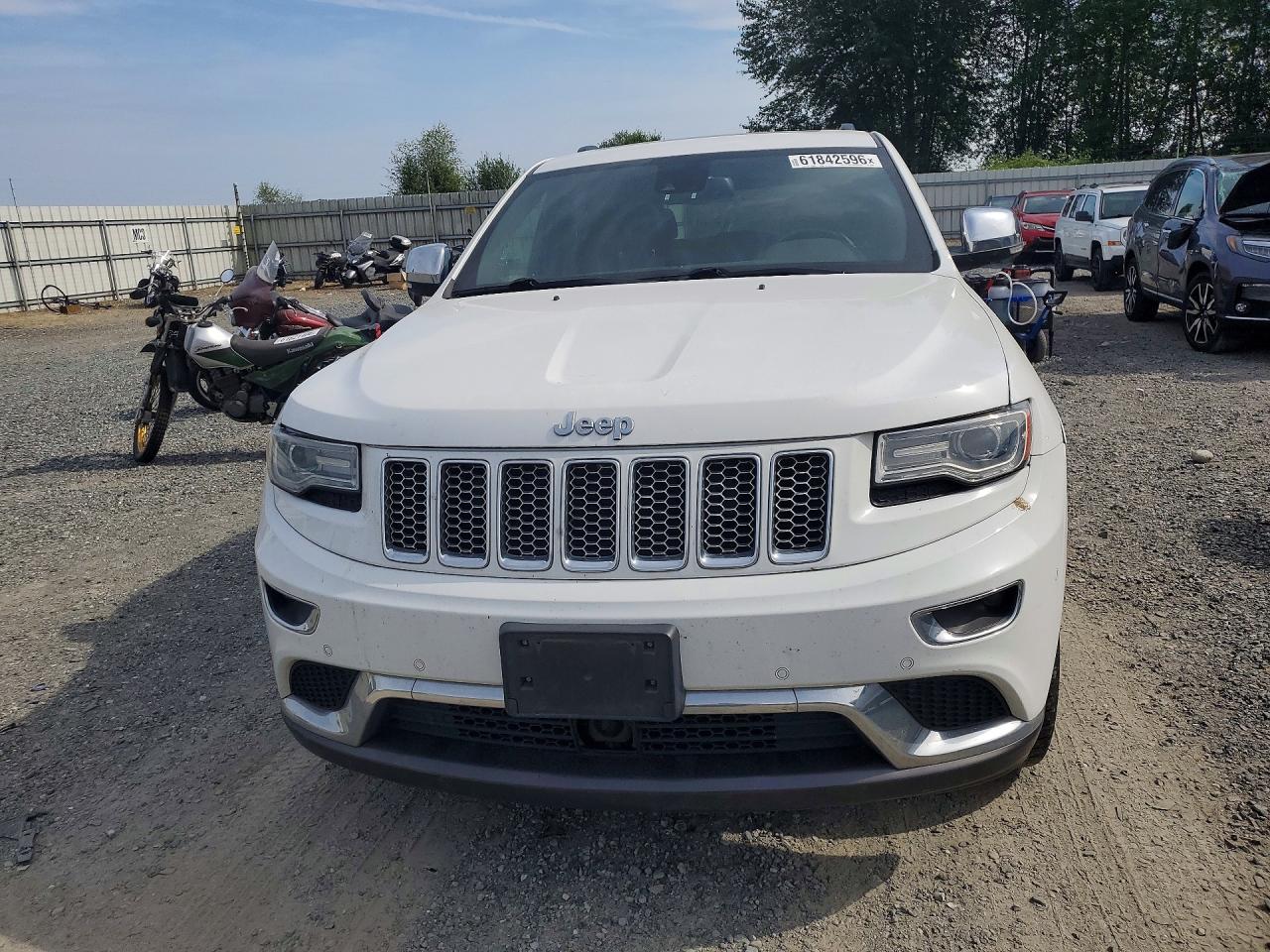 2014 Jeep Grand Cherokee Summit Белый vin: 1C4RJFJM9EC300036