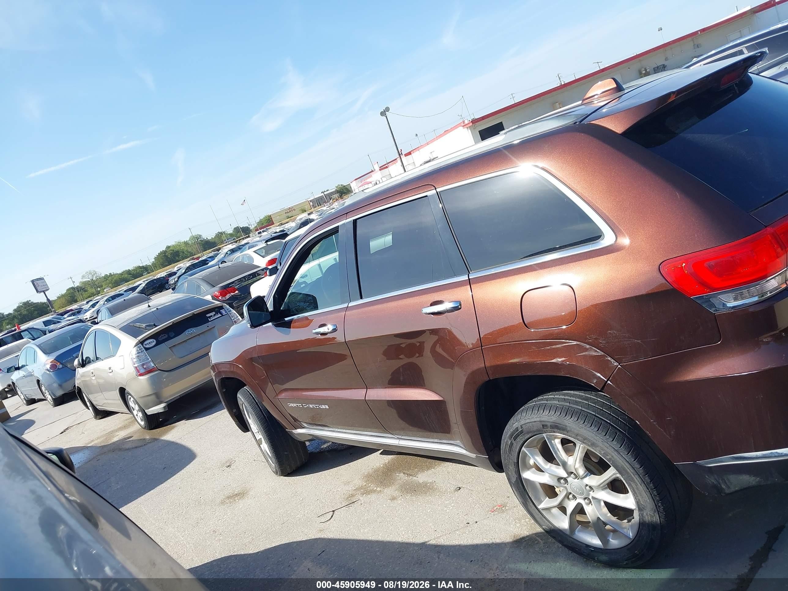 2014 Jeep Grand Cherokee Summit Burgundy vin: 1C4RJFJMXEC109094