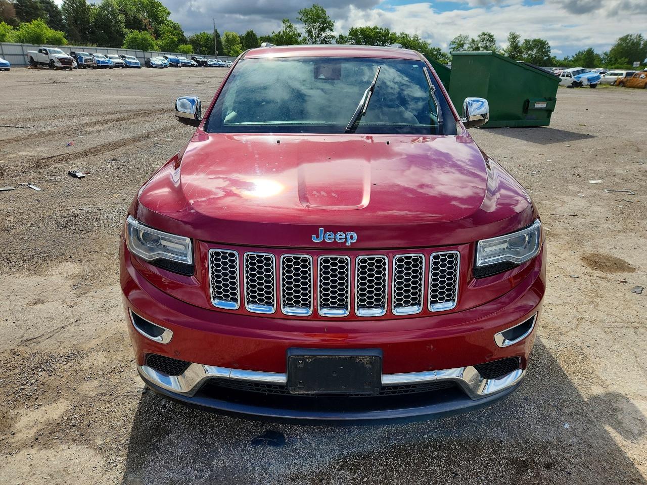 2015 Jeep Grand Cherokee Summit Red vin: 1C4RJFJMXFC795140