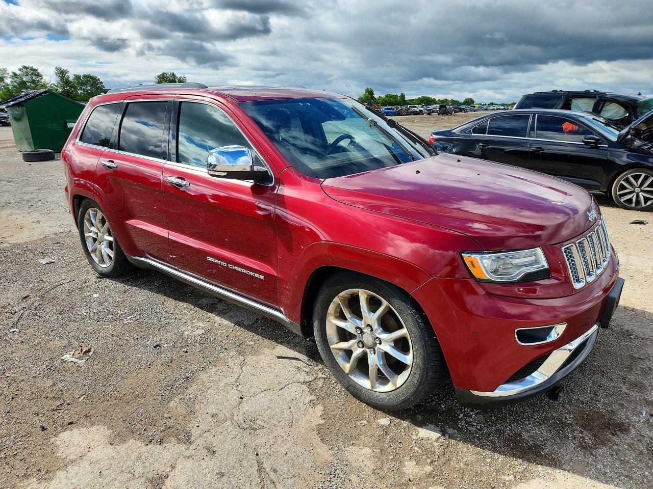 2015 Jeep Grand Cherokee Summit Red vin: 1C4RJFJMXFC795140