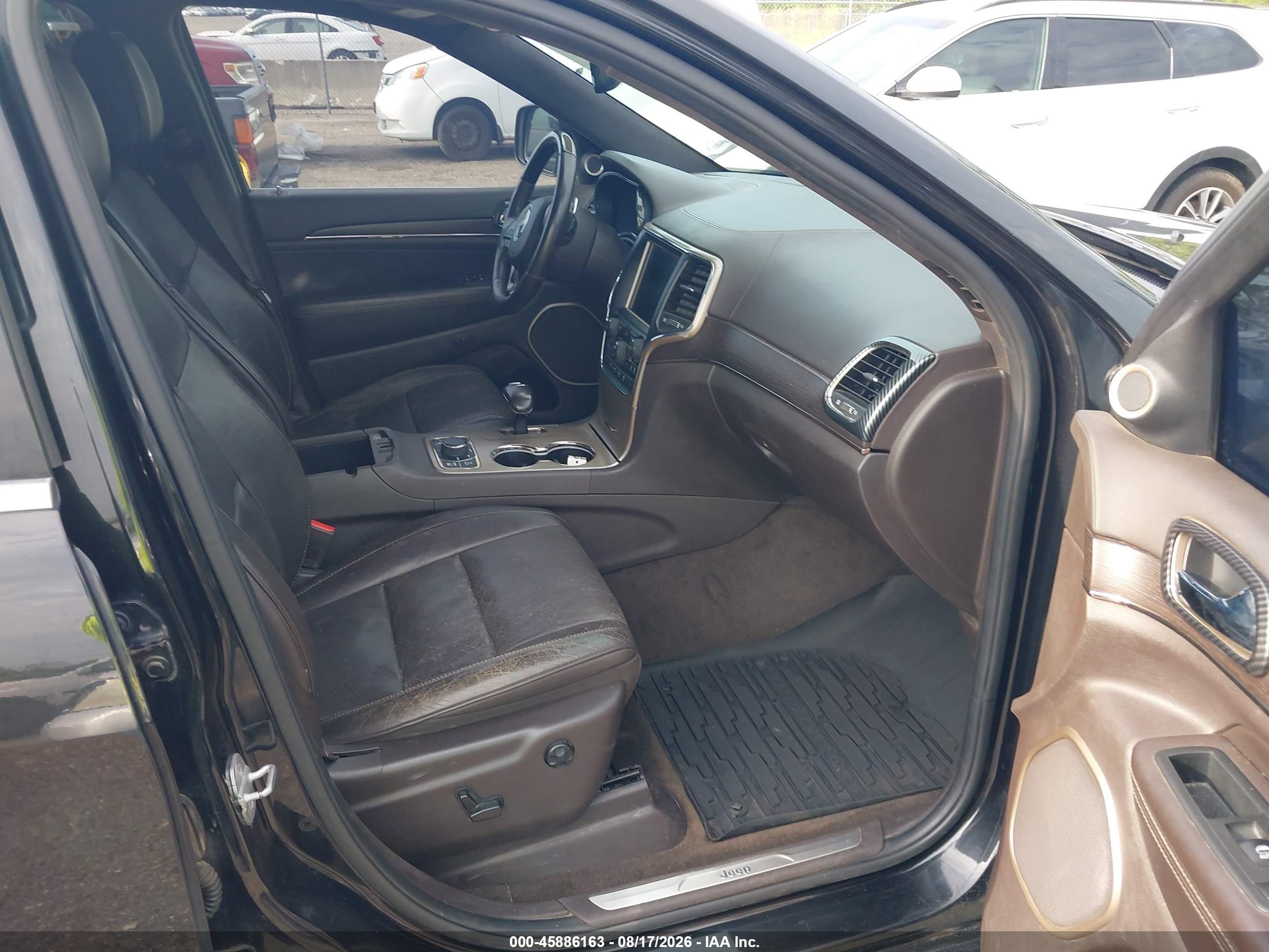 2014 Jeep Grand Cherokee Summit Black vin: 1C4RJFJT0EC106390